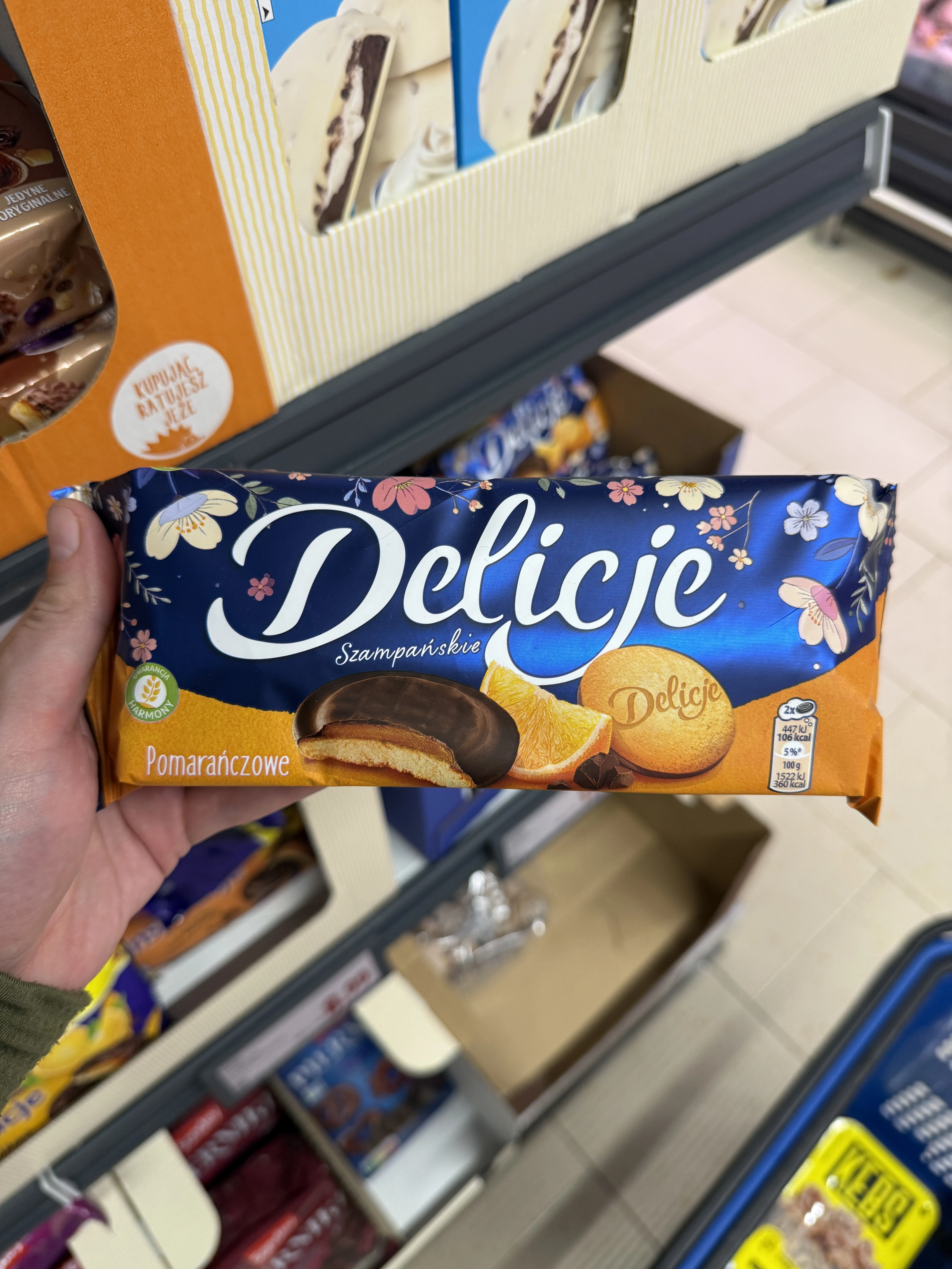 Delicje Szampańskie Pomarańczowe | 147g