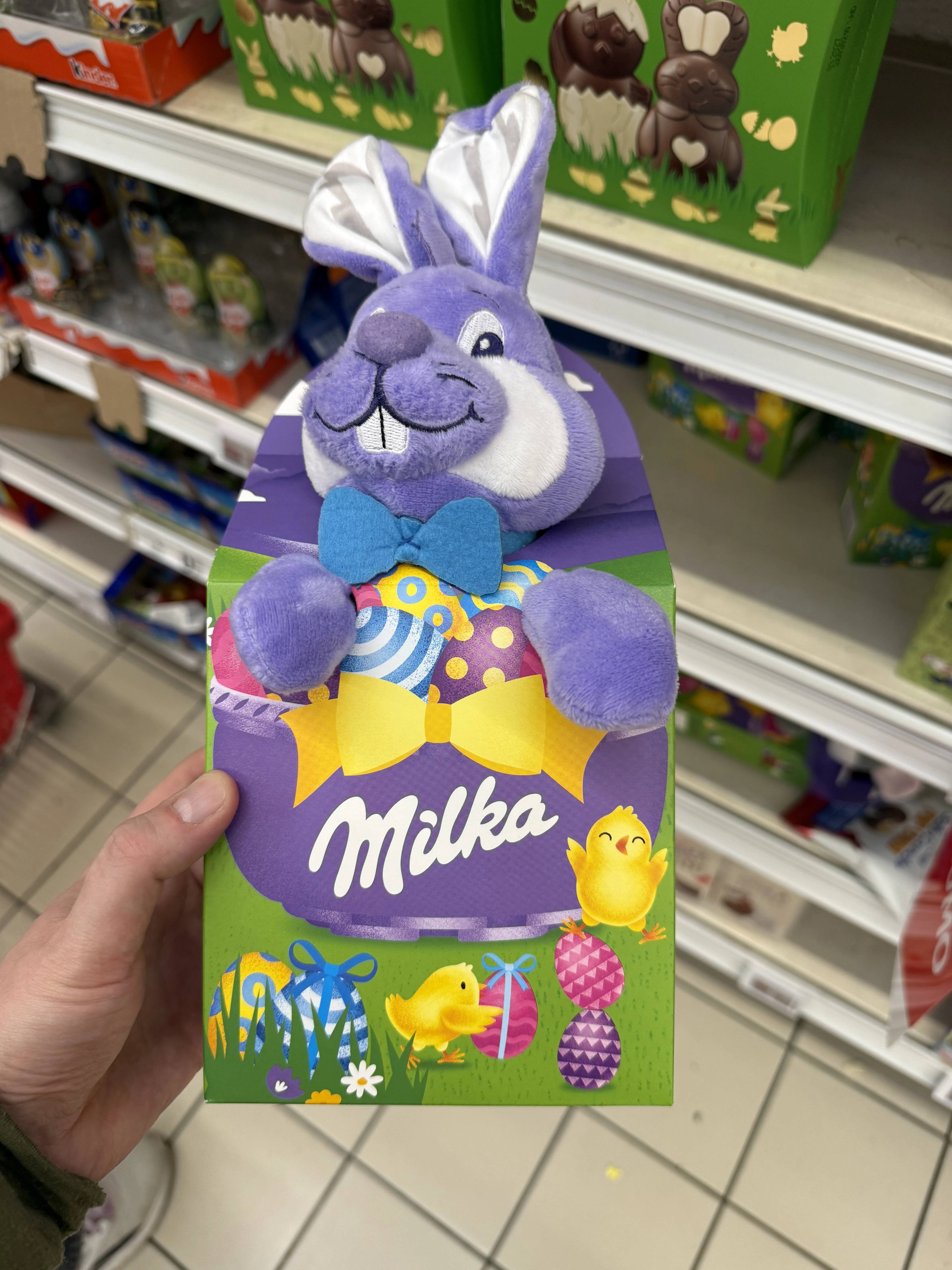 Milka Zestaw słodyczy z maskotką zając | 96g