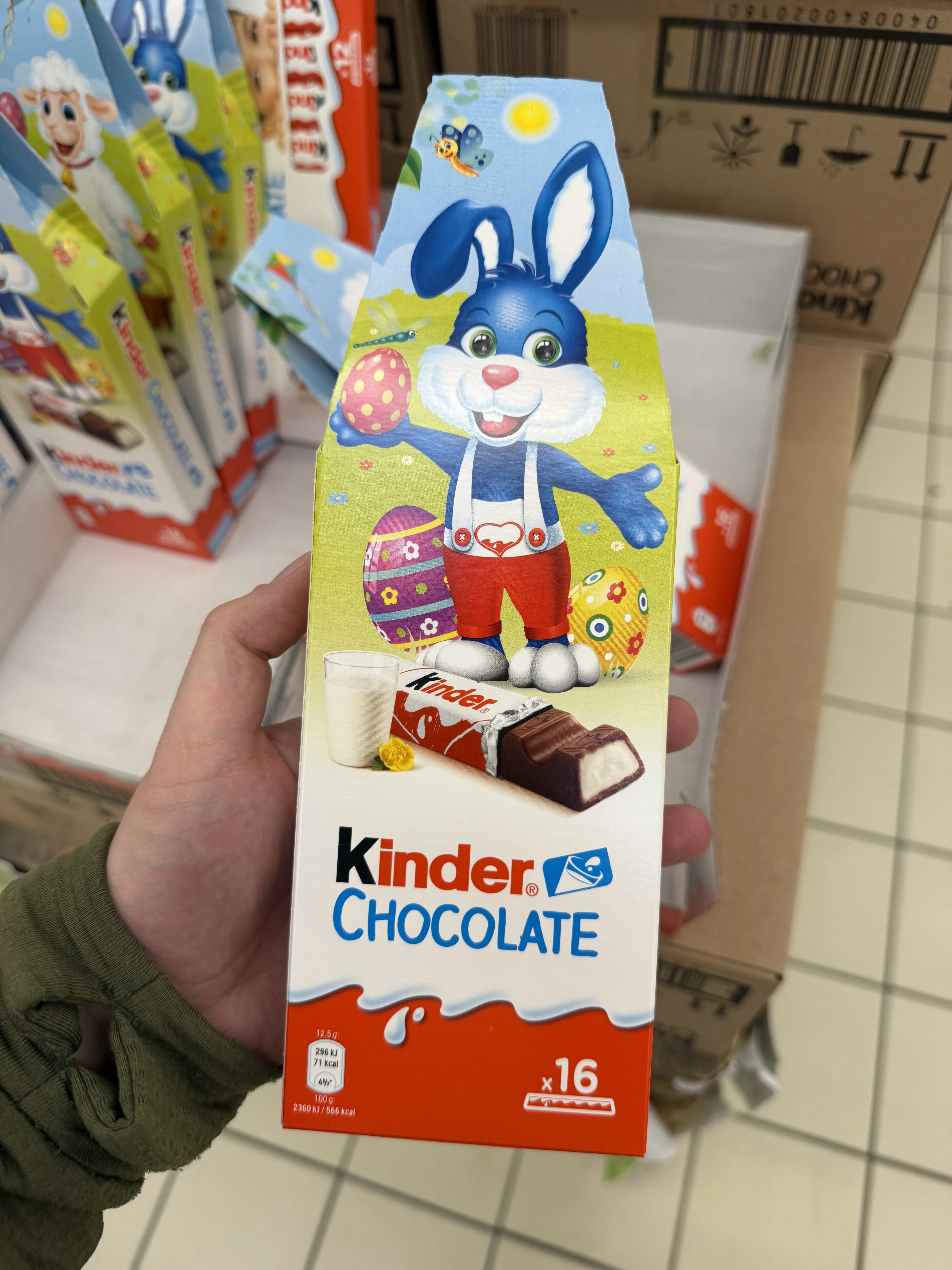 Kinder Chocolate 16 batoników (Wielkanoc) | 200g