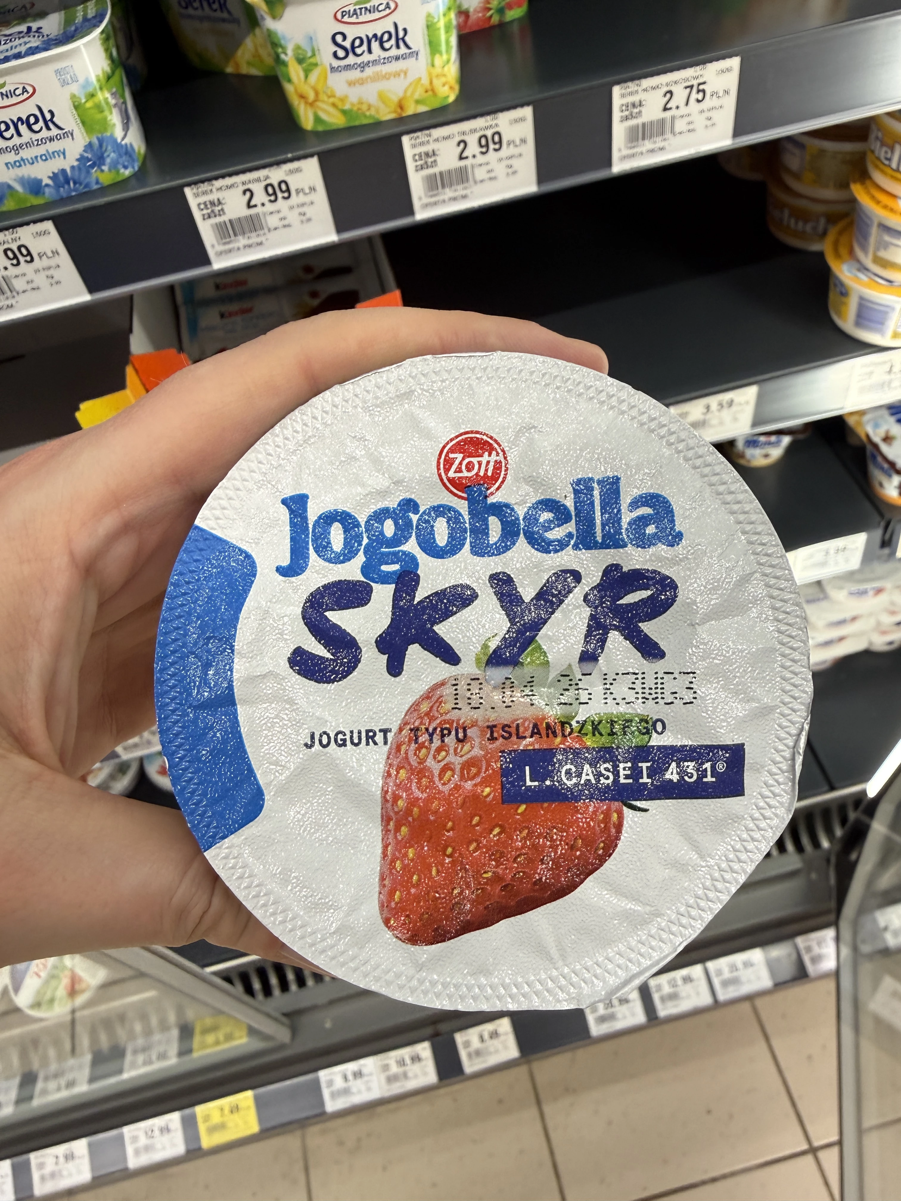 Zott Jogobella Skyr truskawki | 150g