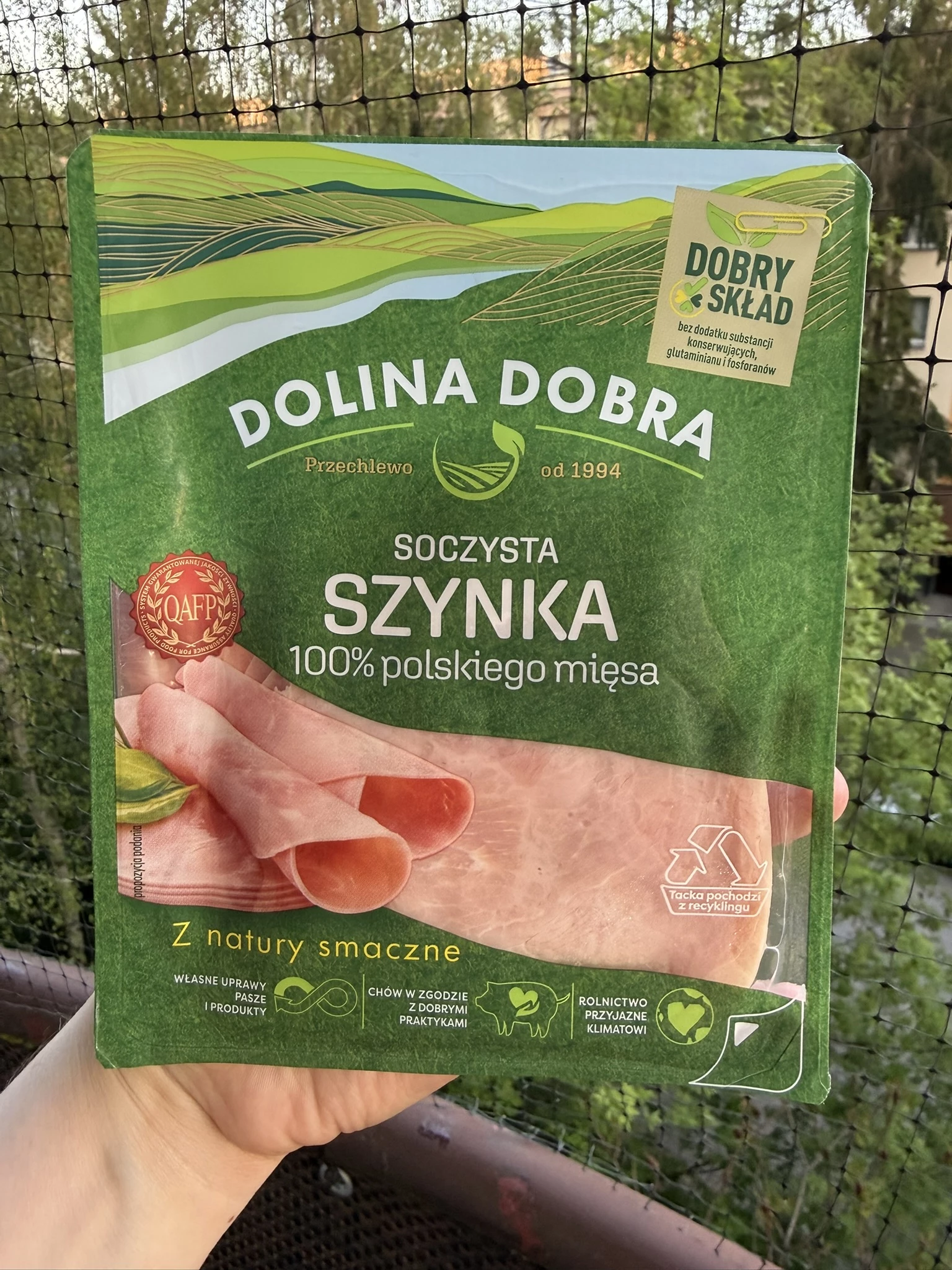 Dolina Dobra Soczysta Szynka 100% mięsa | 100g