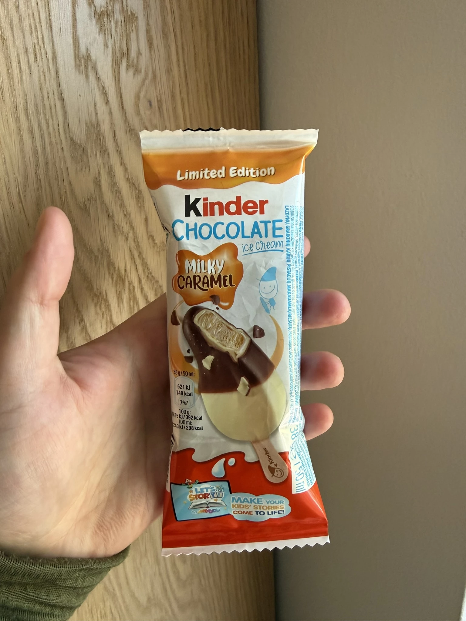 Kinder Chocolate Ice Cream Milky Caramel | 38g / 50ml