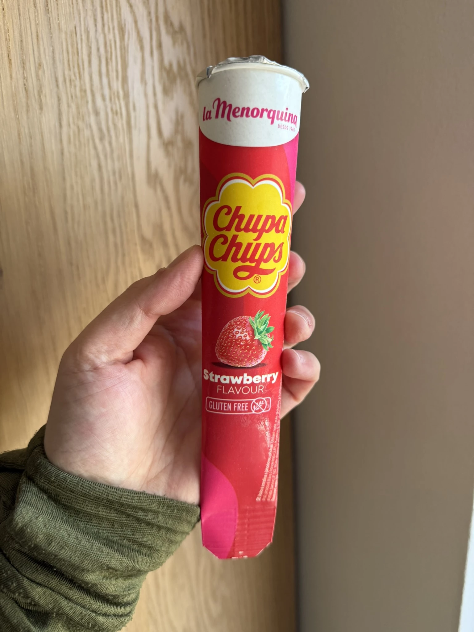 La Menorquina Chupa Chups Strawberry Push-Up | 105g/105ml