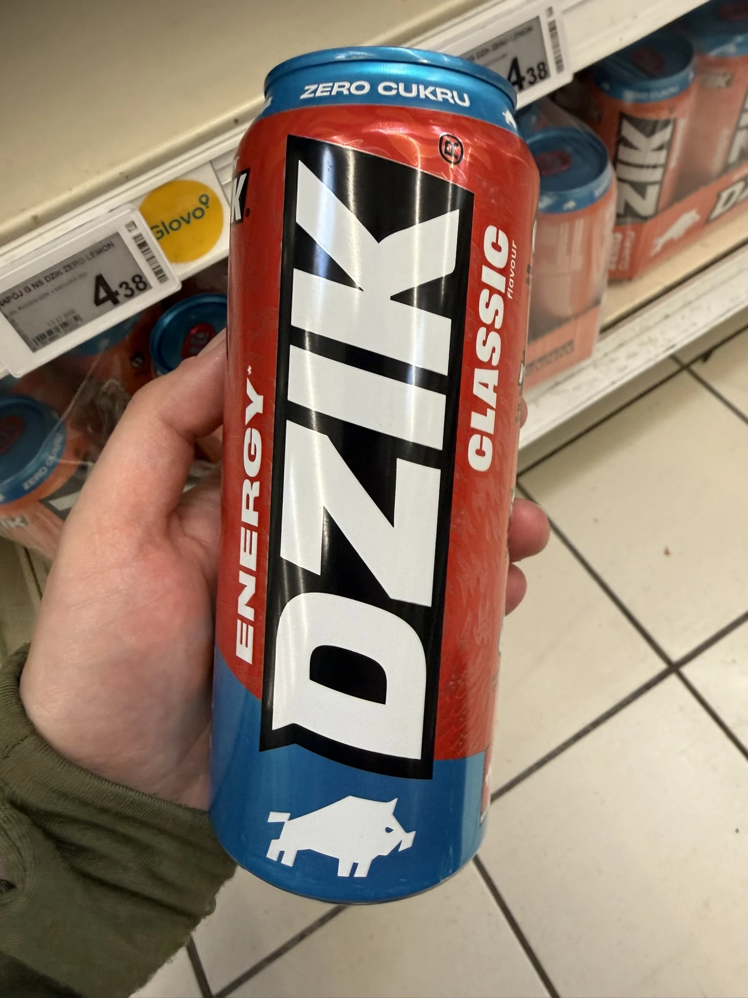 DZIK Energy Classic Zero Cukru | 500ml