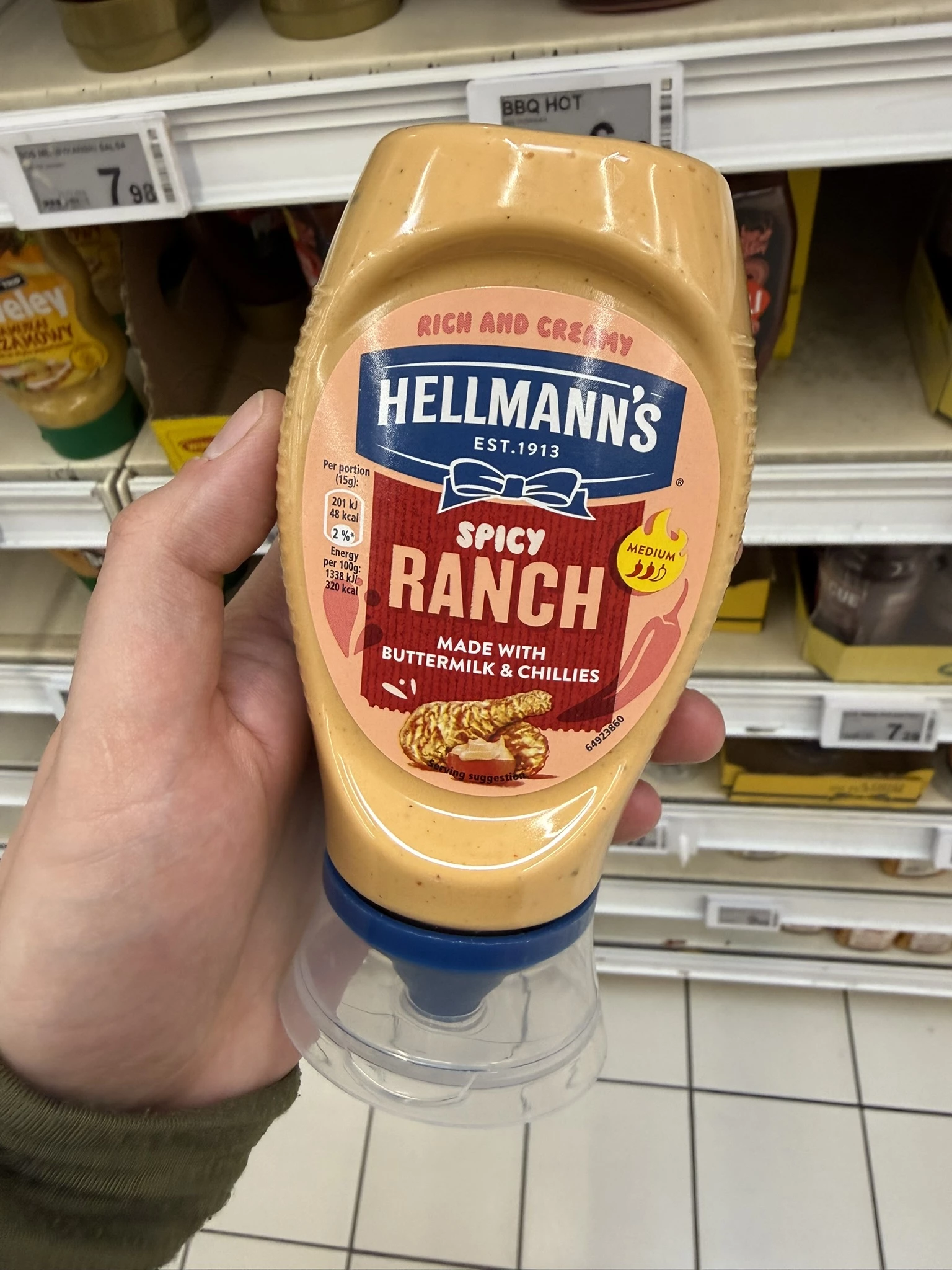 Hellmann’s Spicy Ranch Sauce | 245g