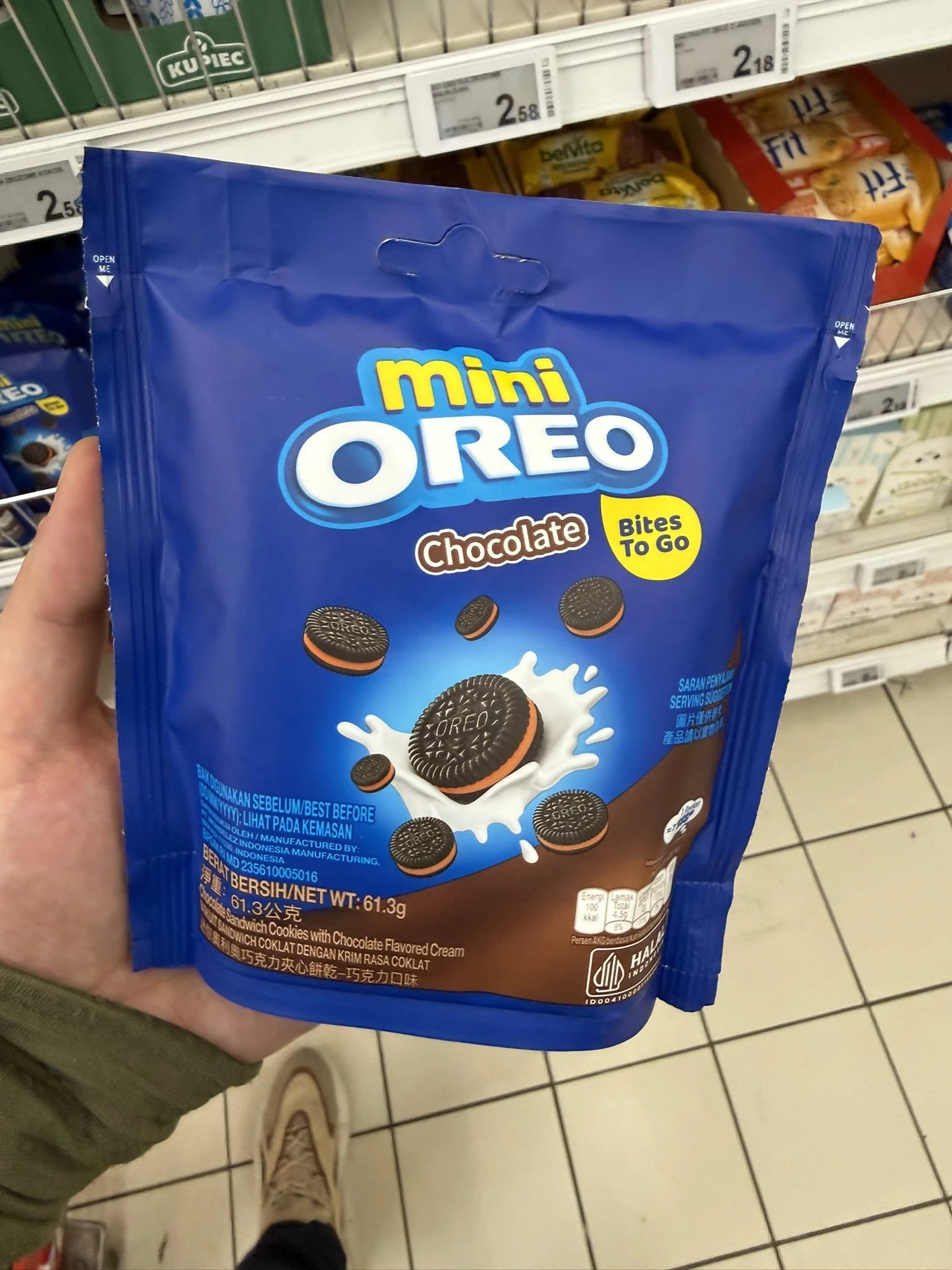 Oreo Mini Chocolate Bites To Go | 61,3g
