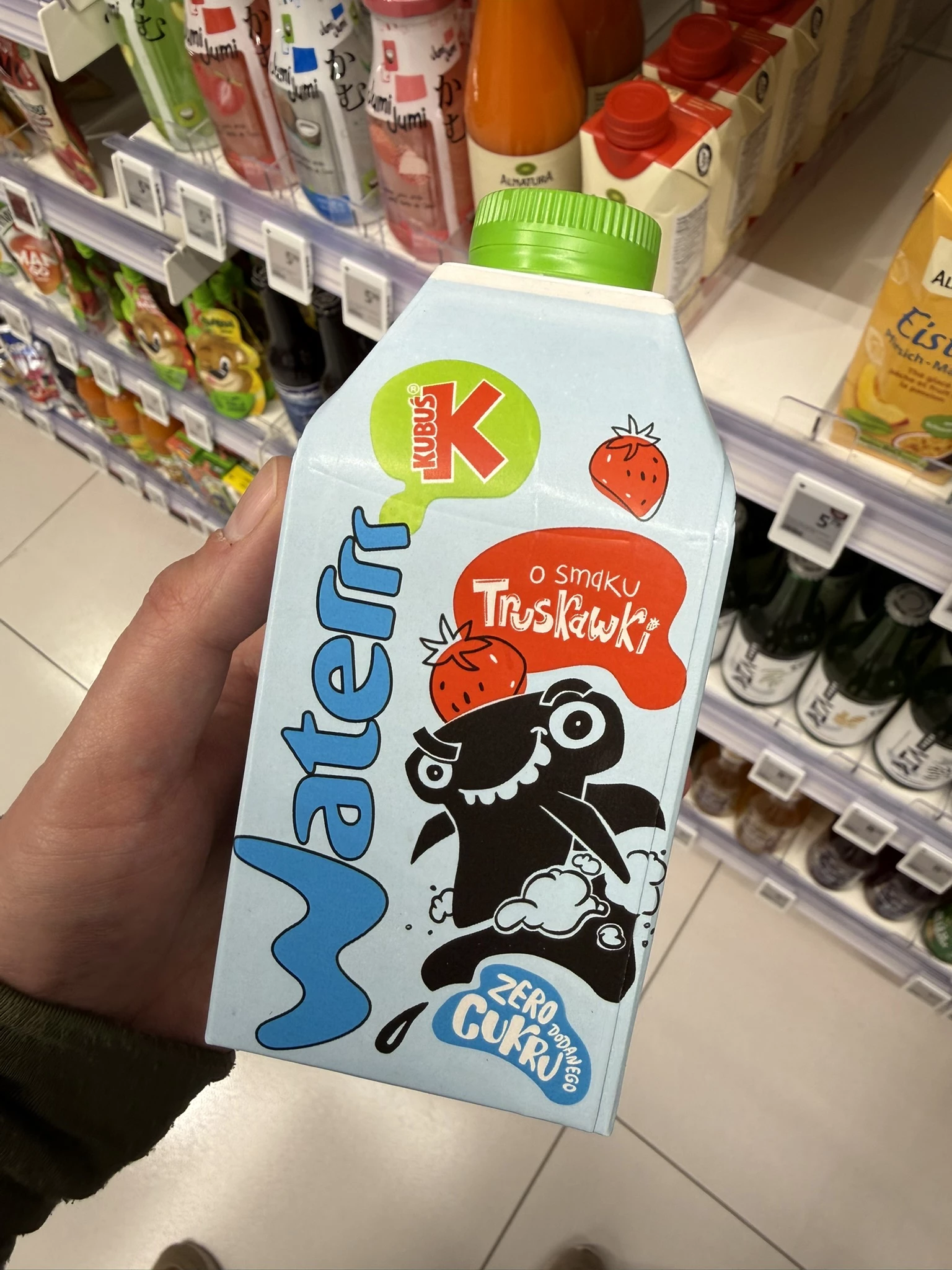 Kubuś Waterrr Truskawka | 500ml