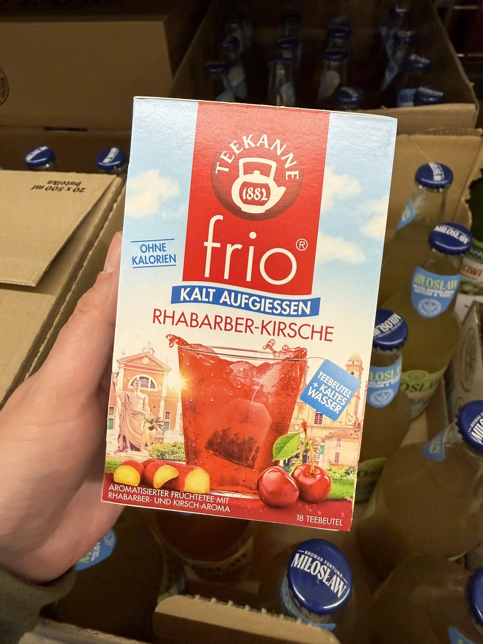 Teekanne frio Rabarbar-Wiśnia / Teekanne frio Rhabarber-Kirsche | 45g