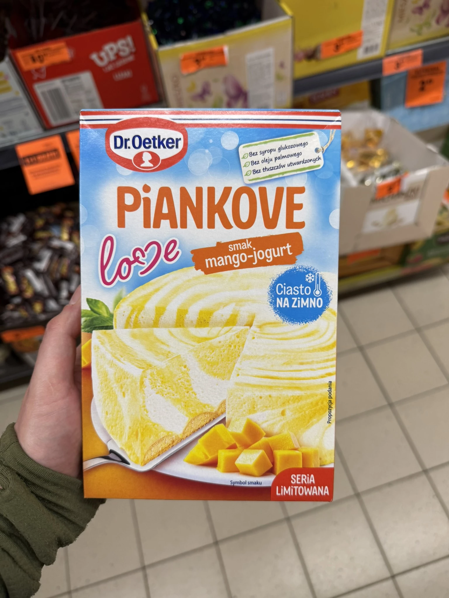 Dr. Oetker Piankove Love smak mango-jogurt | 160g