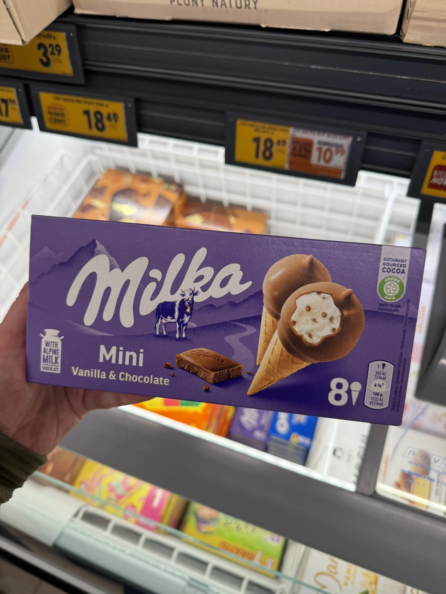 Milka Mini Vanilla & Chocolate | 200ml / 140g