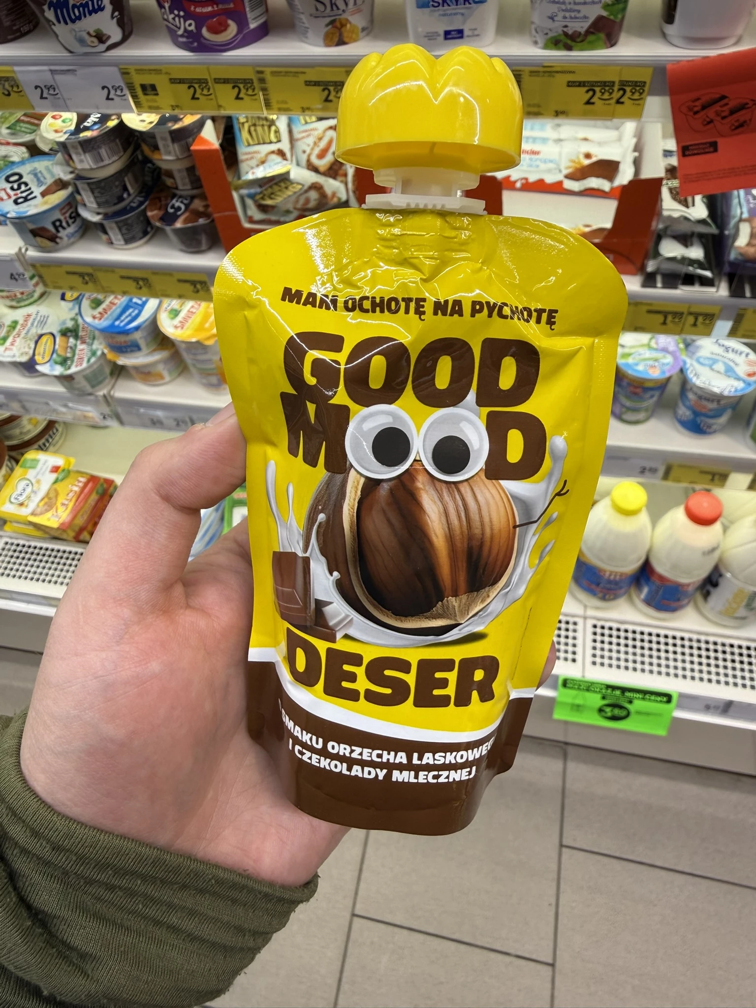 Good Mood Deser orzech laskowy czekolada mleczna | 100g