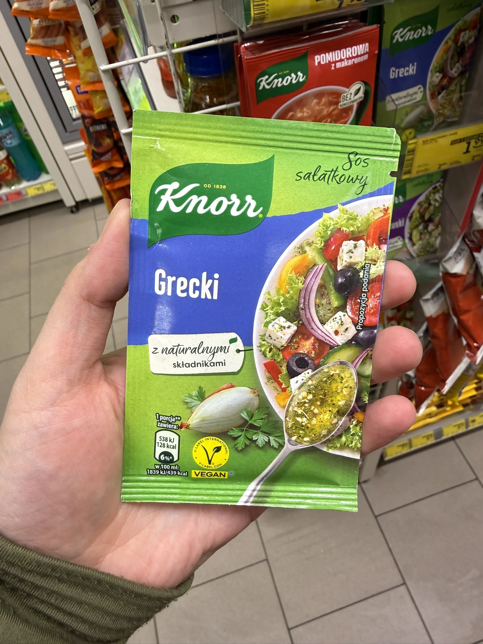 Knorr Sos sałatkowy grecki | 9g