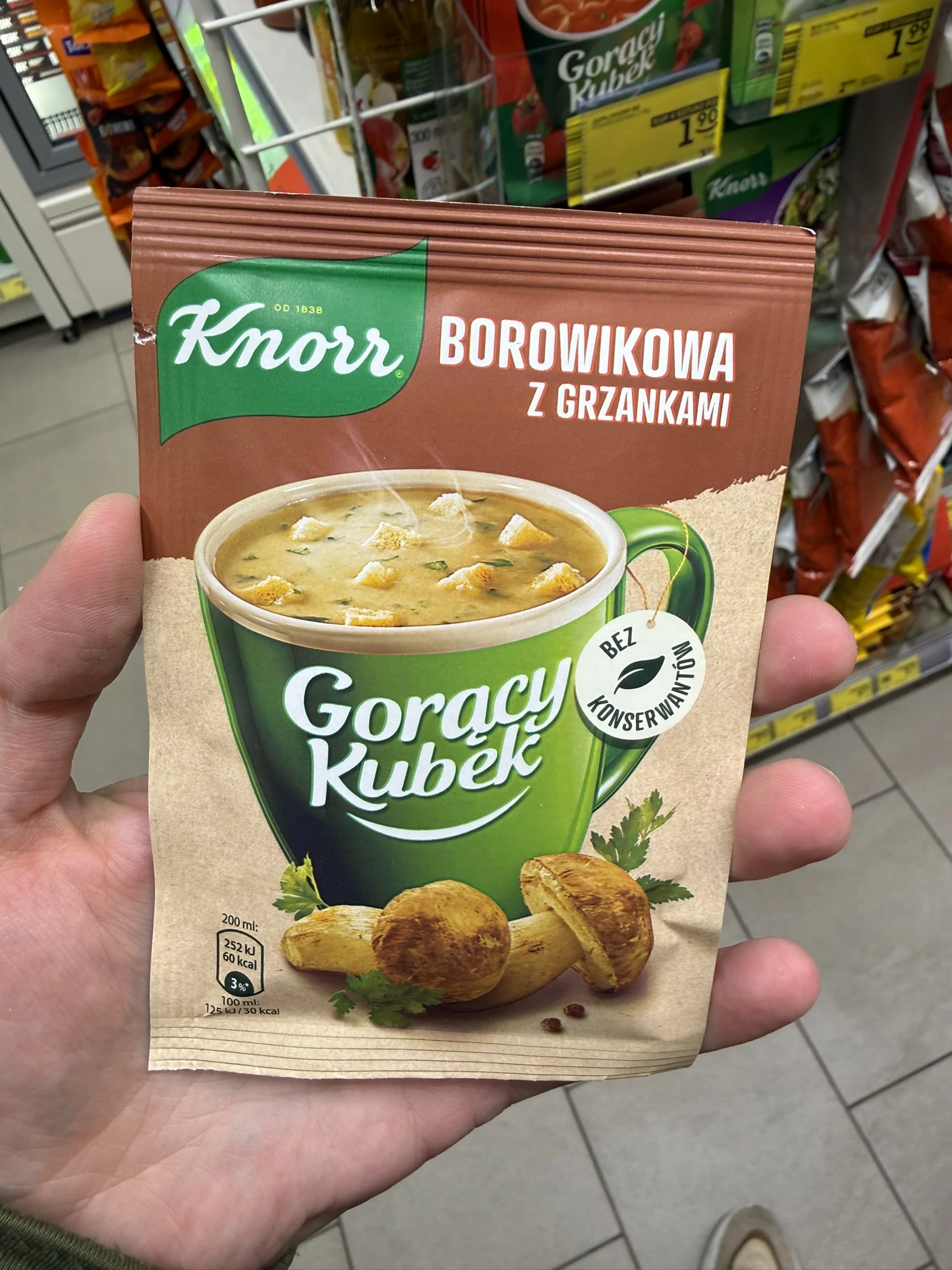 Knorr Gorący Kubek Borowikowa z Grzankami | 15g