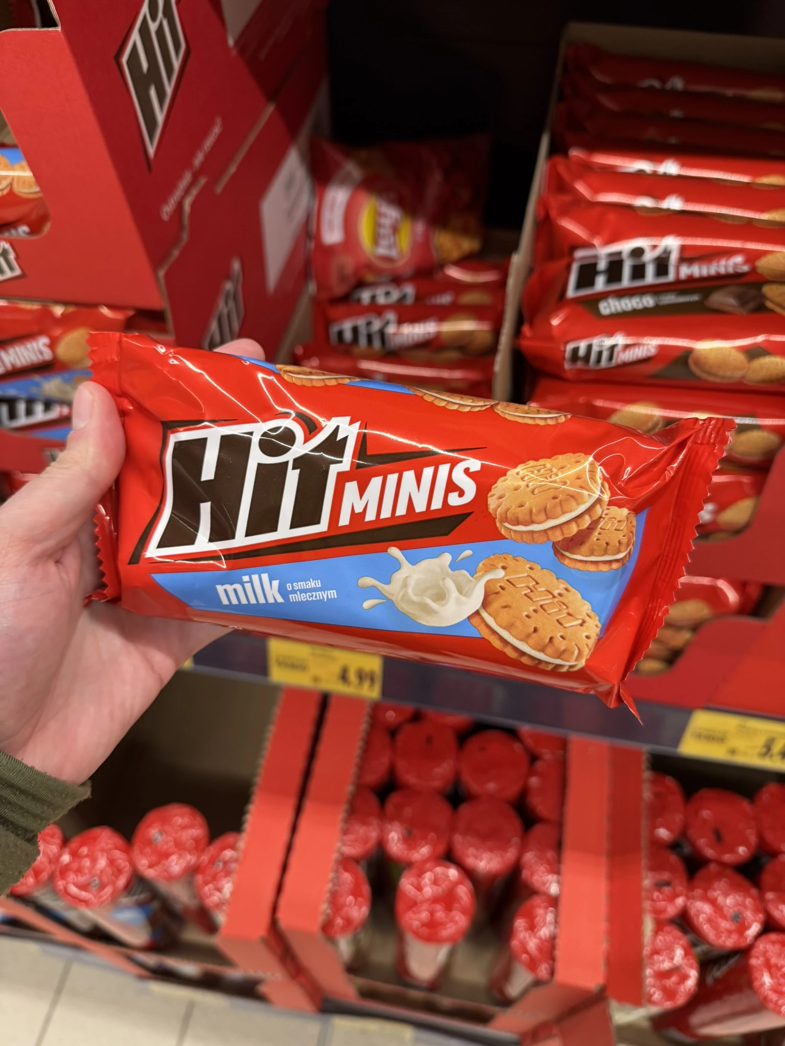 Hit Minis milk o smaku mlecznym | 130g