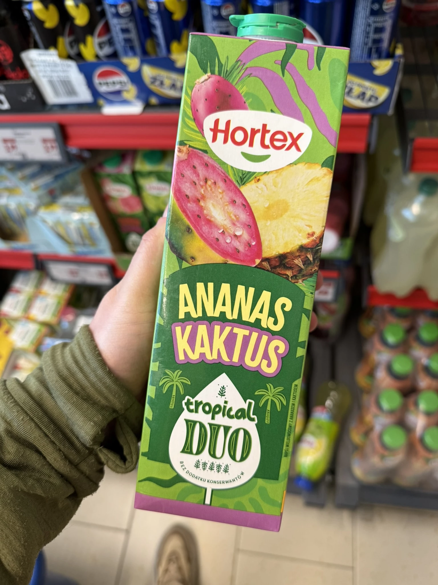 Hortex Tropical Duo Napój Ananas Kaktus | 1000ml