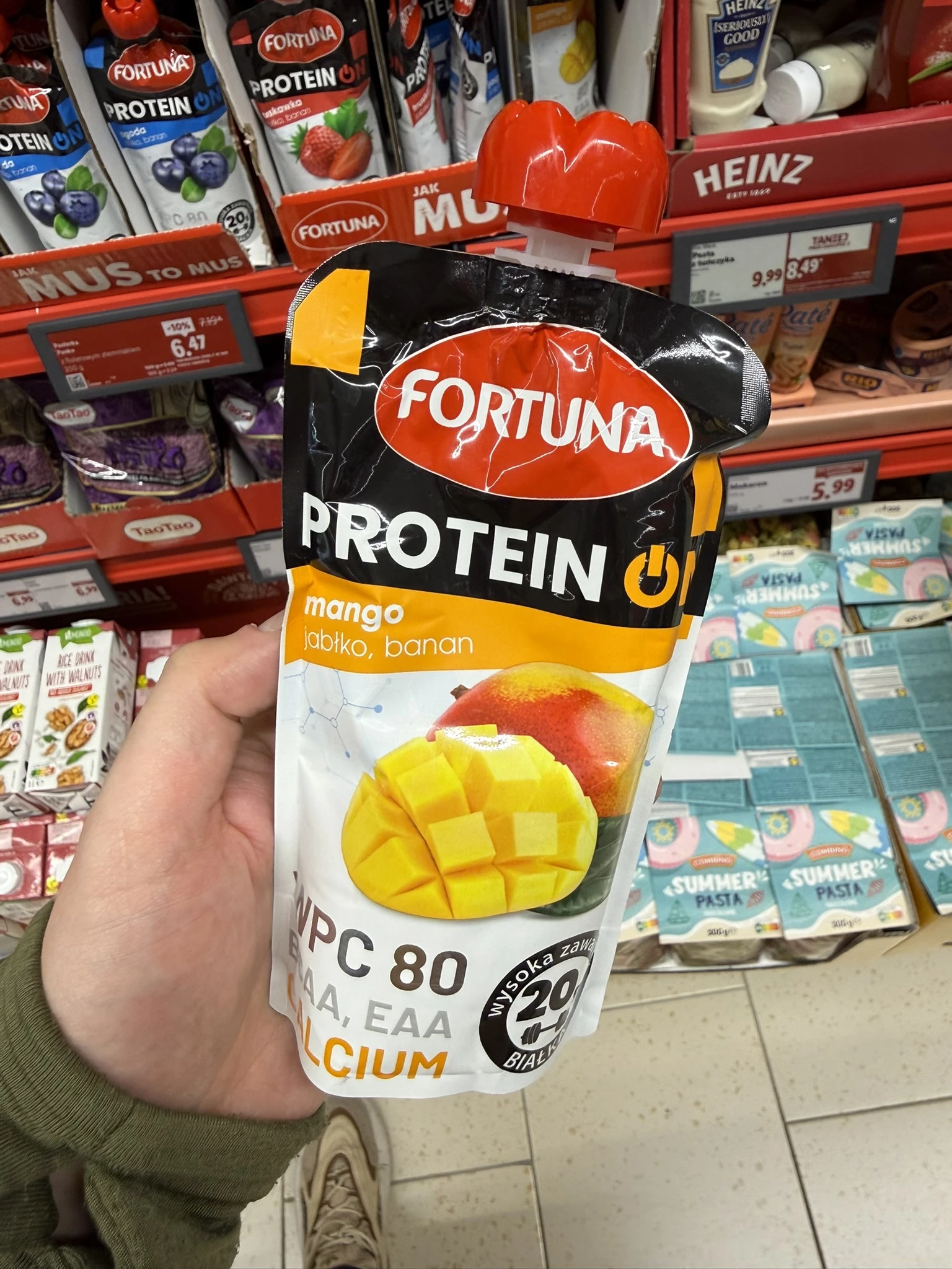 Fortuna Protein On Mango Jabłko Banan | 180g