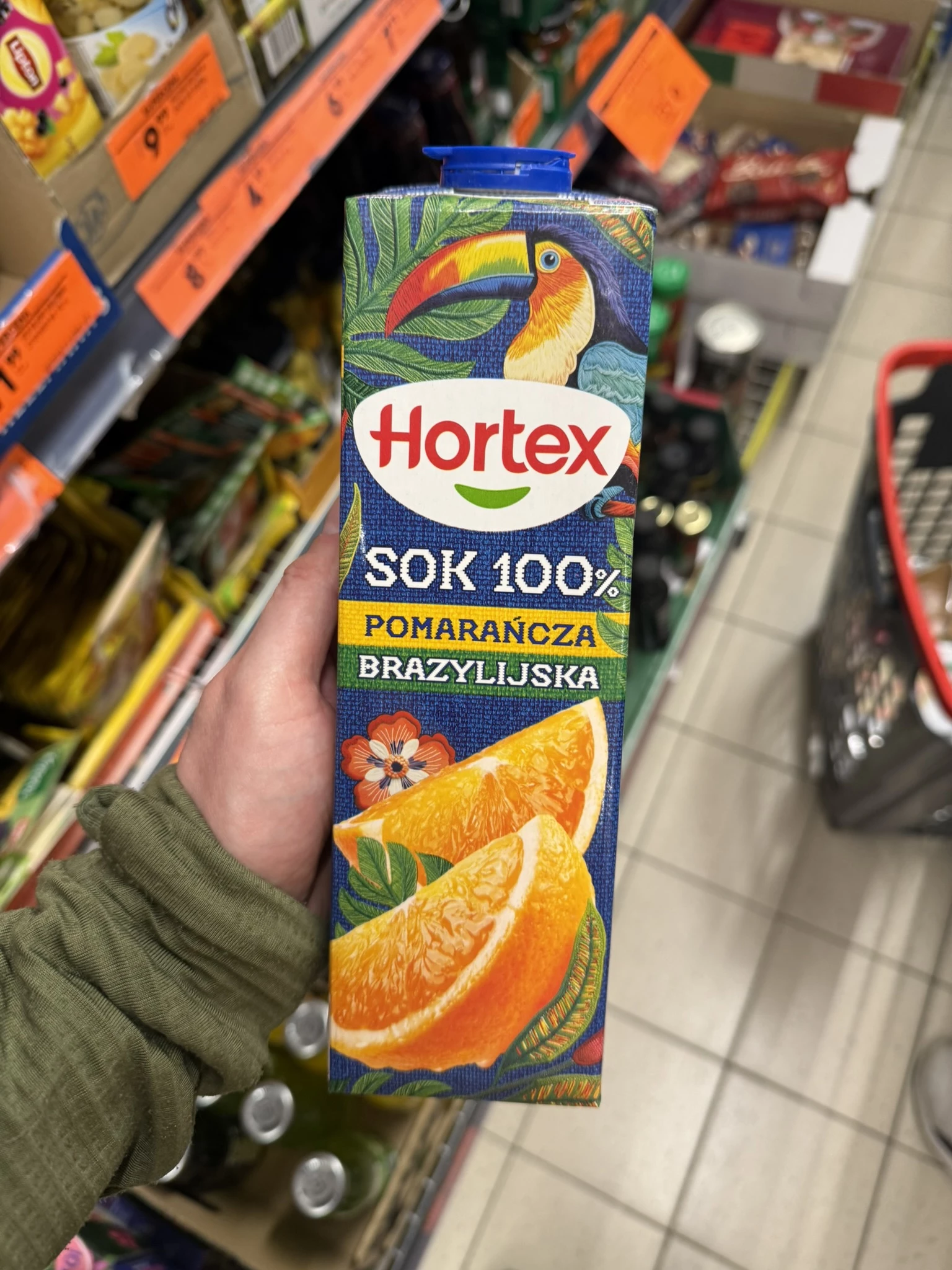 Hortex Sok 100% Pomarańcza Brazylijska | 1000ml