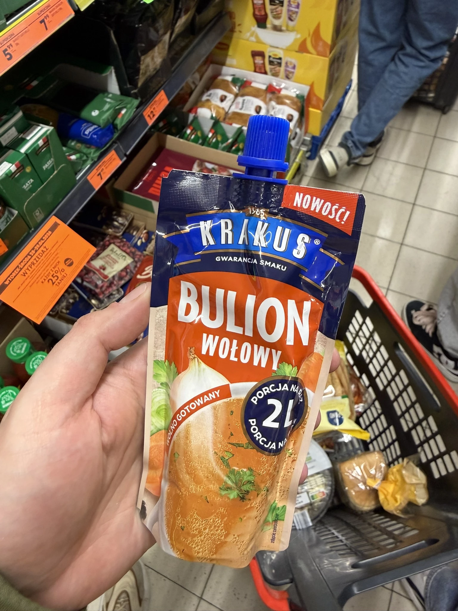 Krakus Bulion wołowy (porcja na raz) | 100g