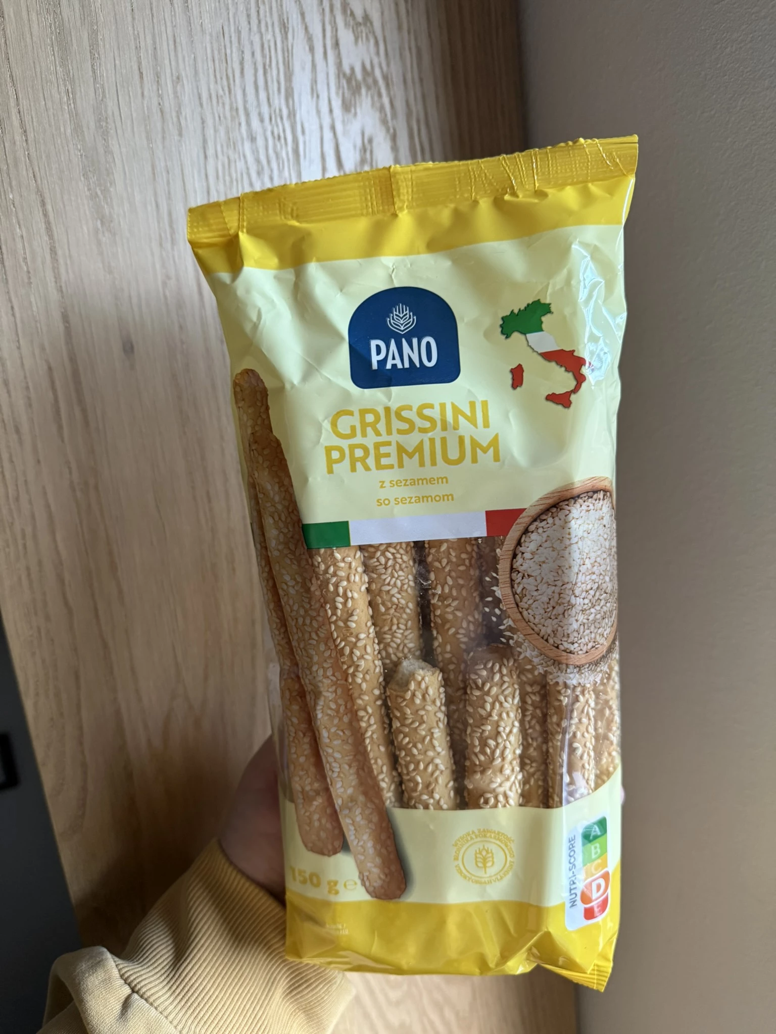 Paluszki chlebowe z sezamem Grissini Pano | 150g