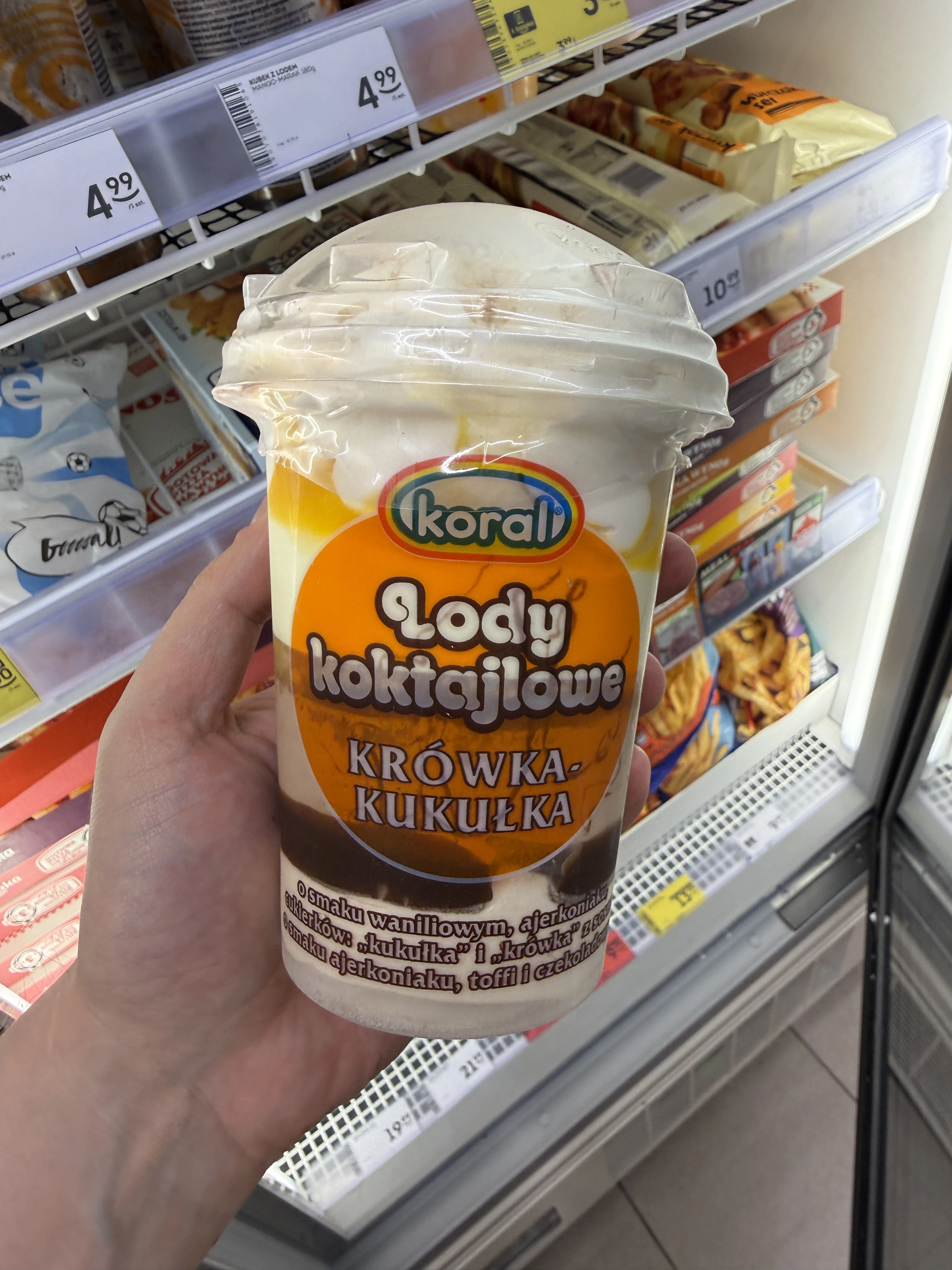 Koral Lody koktajlowe krówka-kukułka | 400ml