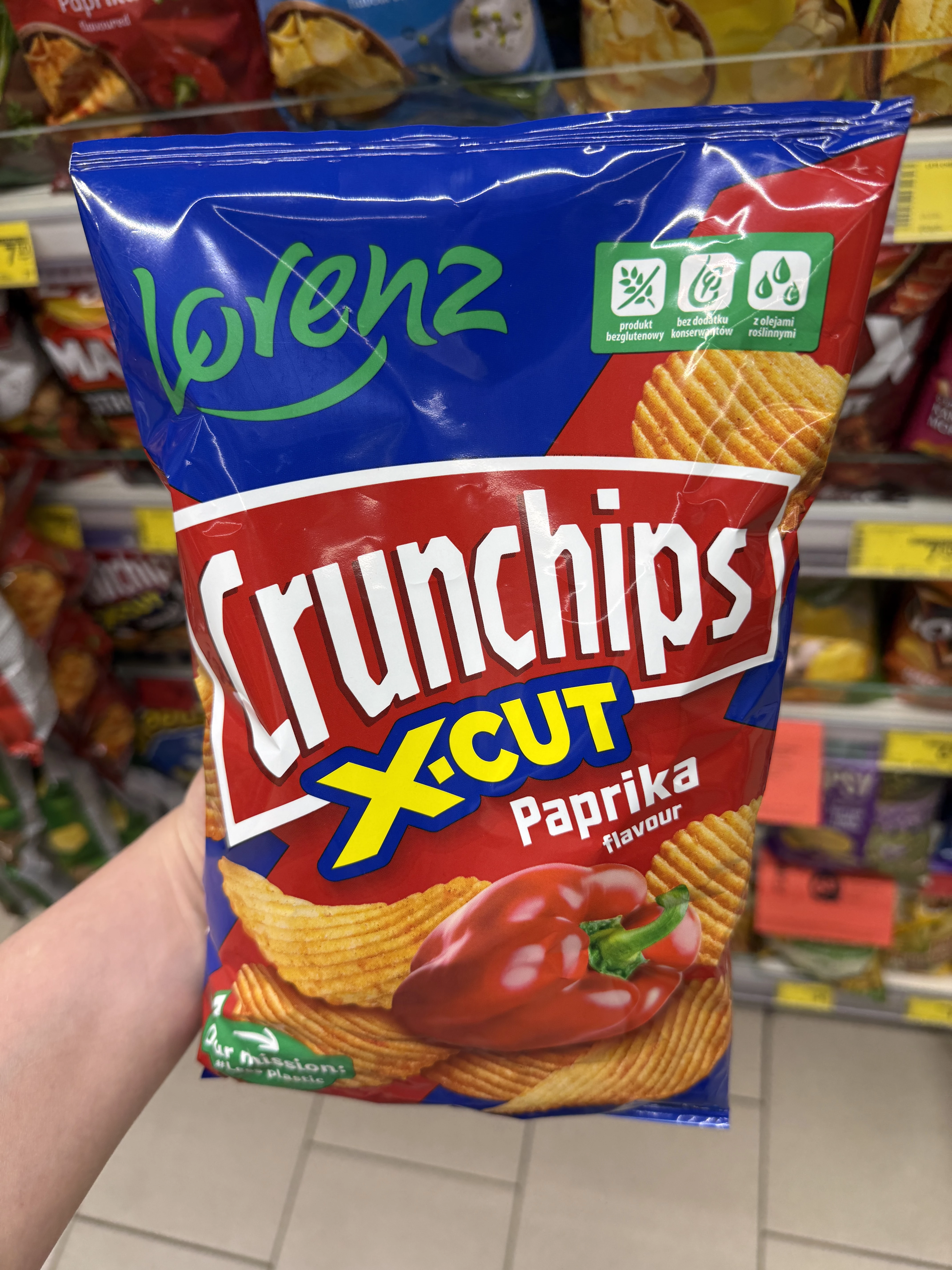 Lorenz Crunchips X-Cut Paprika | 130g