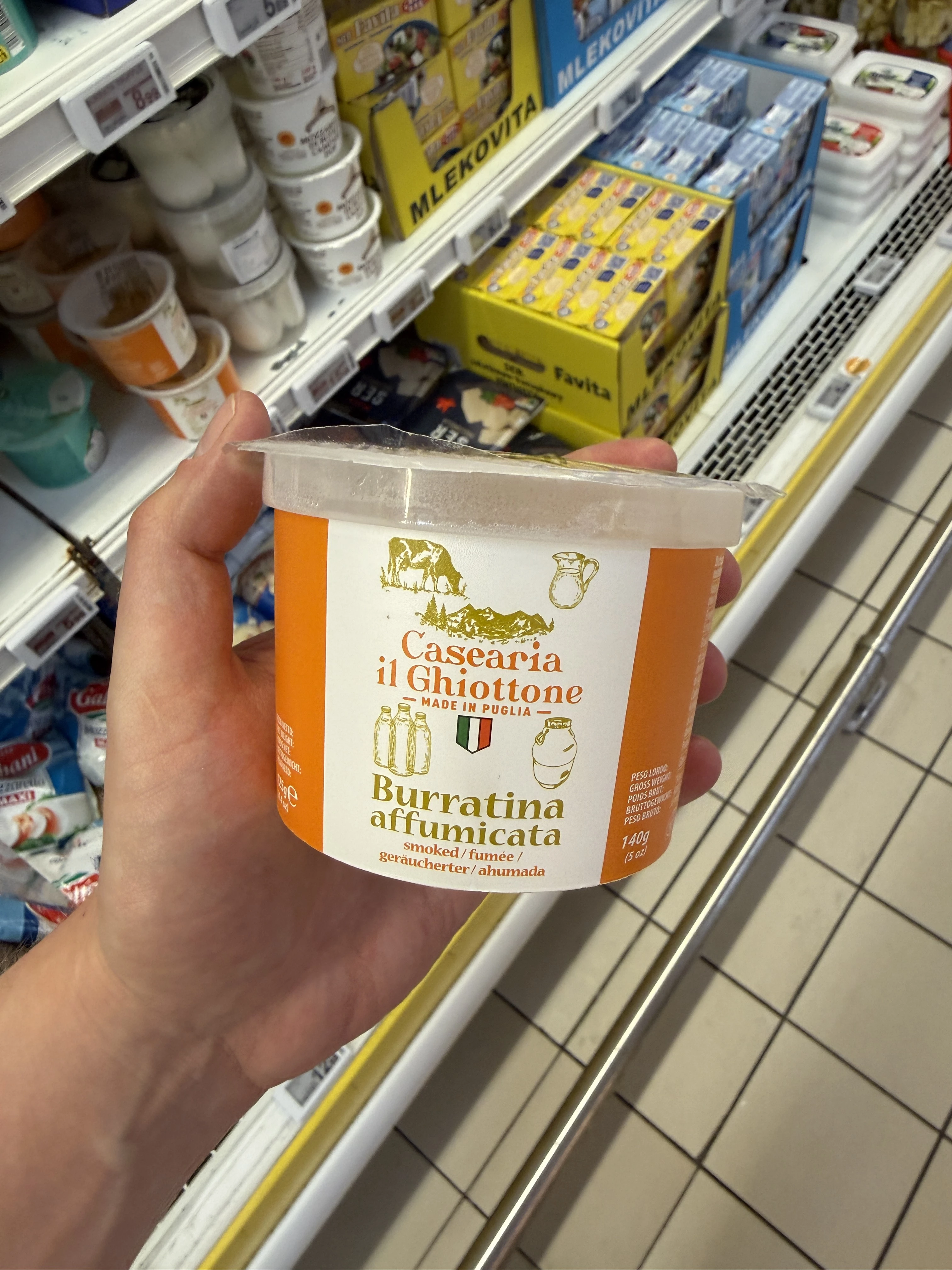 Casearia il Ghiottone Burratina affumicata | 125g
