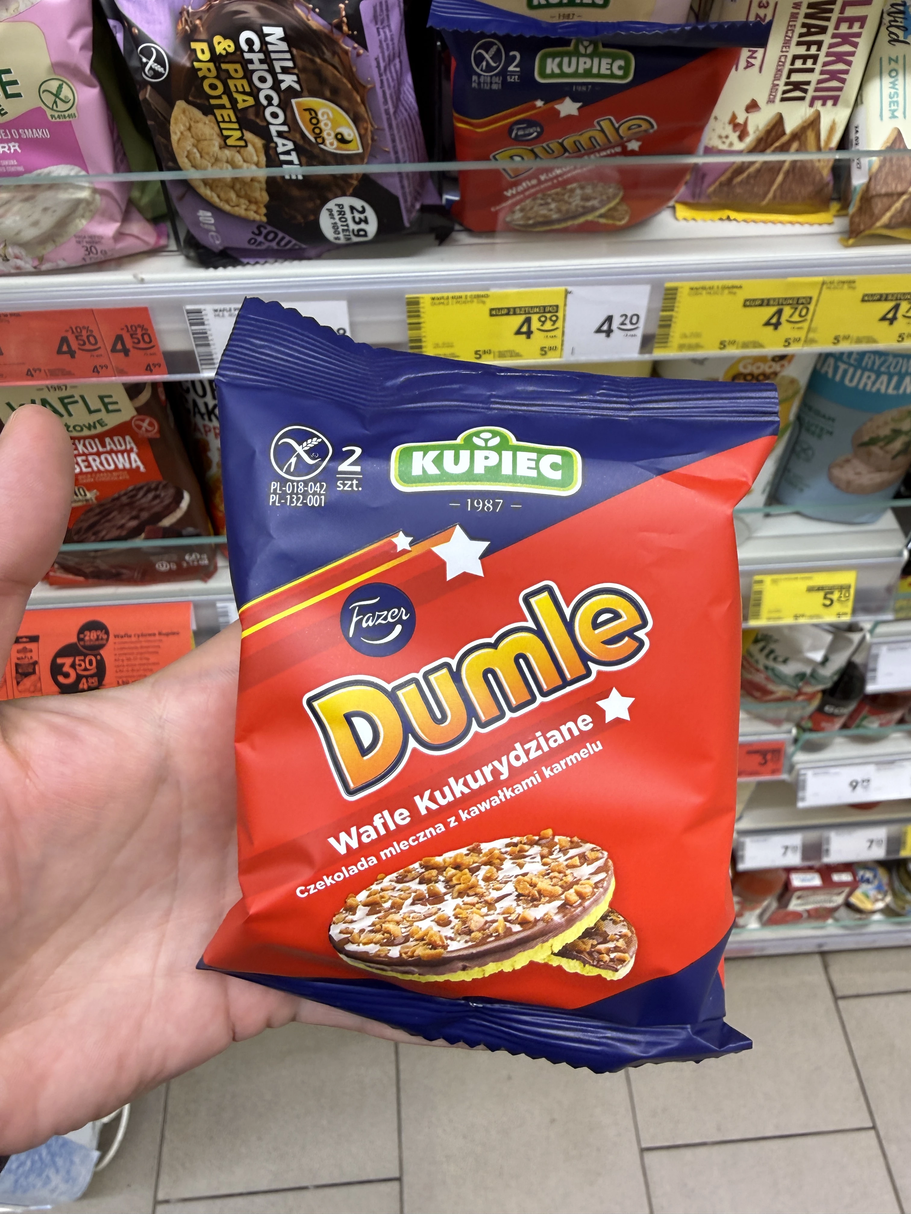 Kupiec Wafle Kukurydziane Dumle | 33g