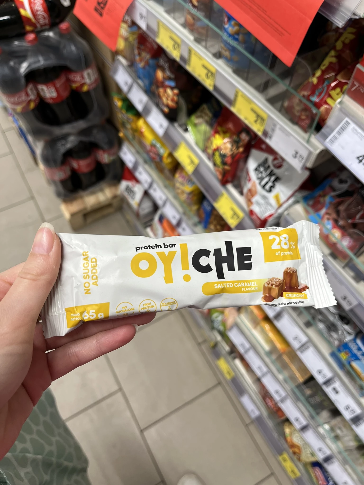 Oy!che Protein Bar Salted Caramel Flavour | 65g
