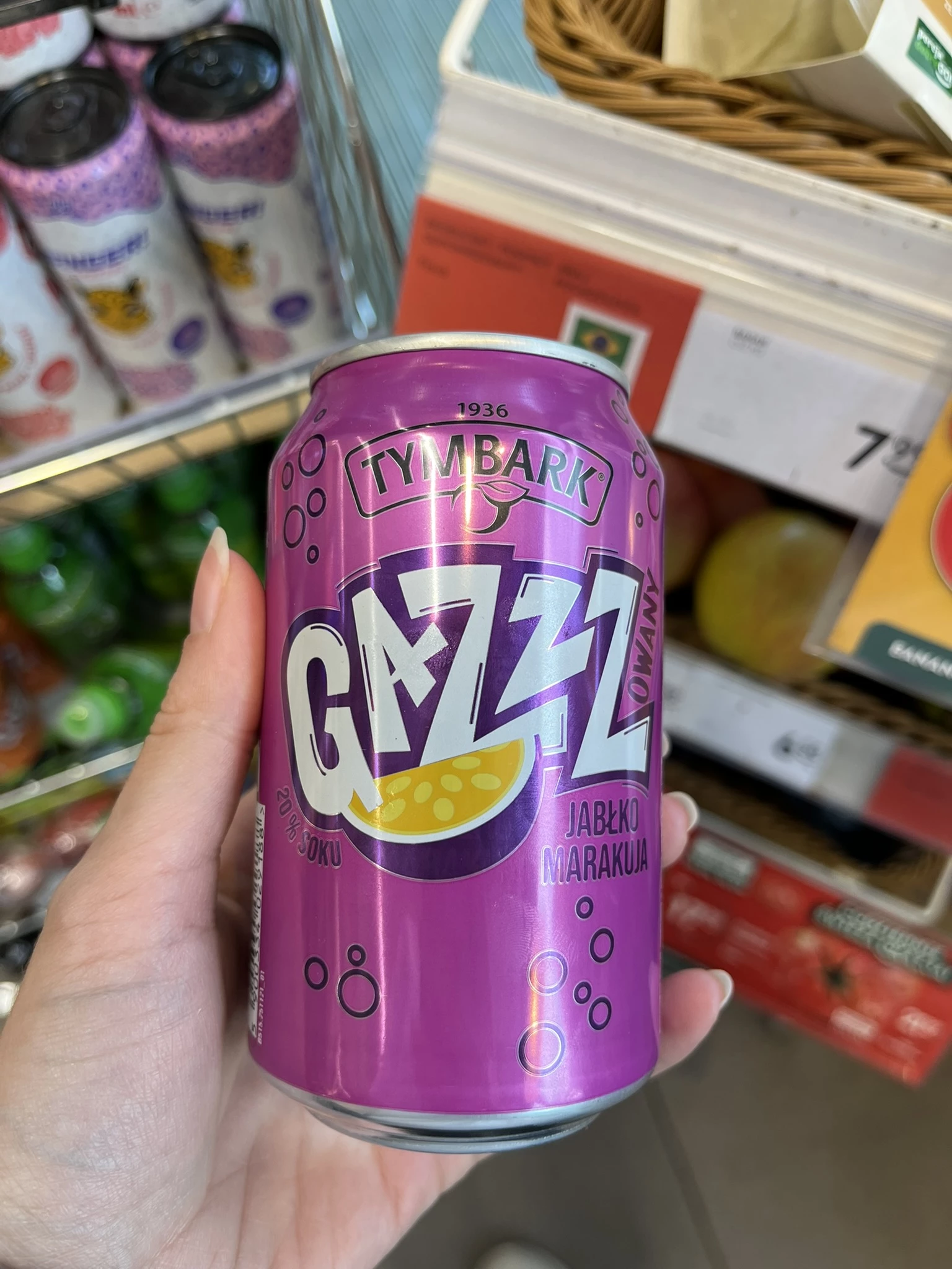 Tymbark Gazzzowany Jabłko Marakuja | 330ml