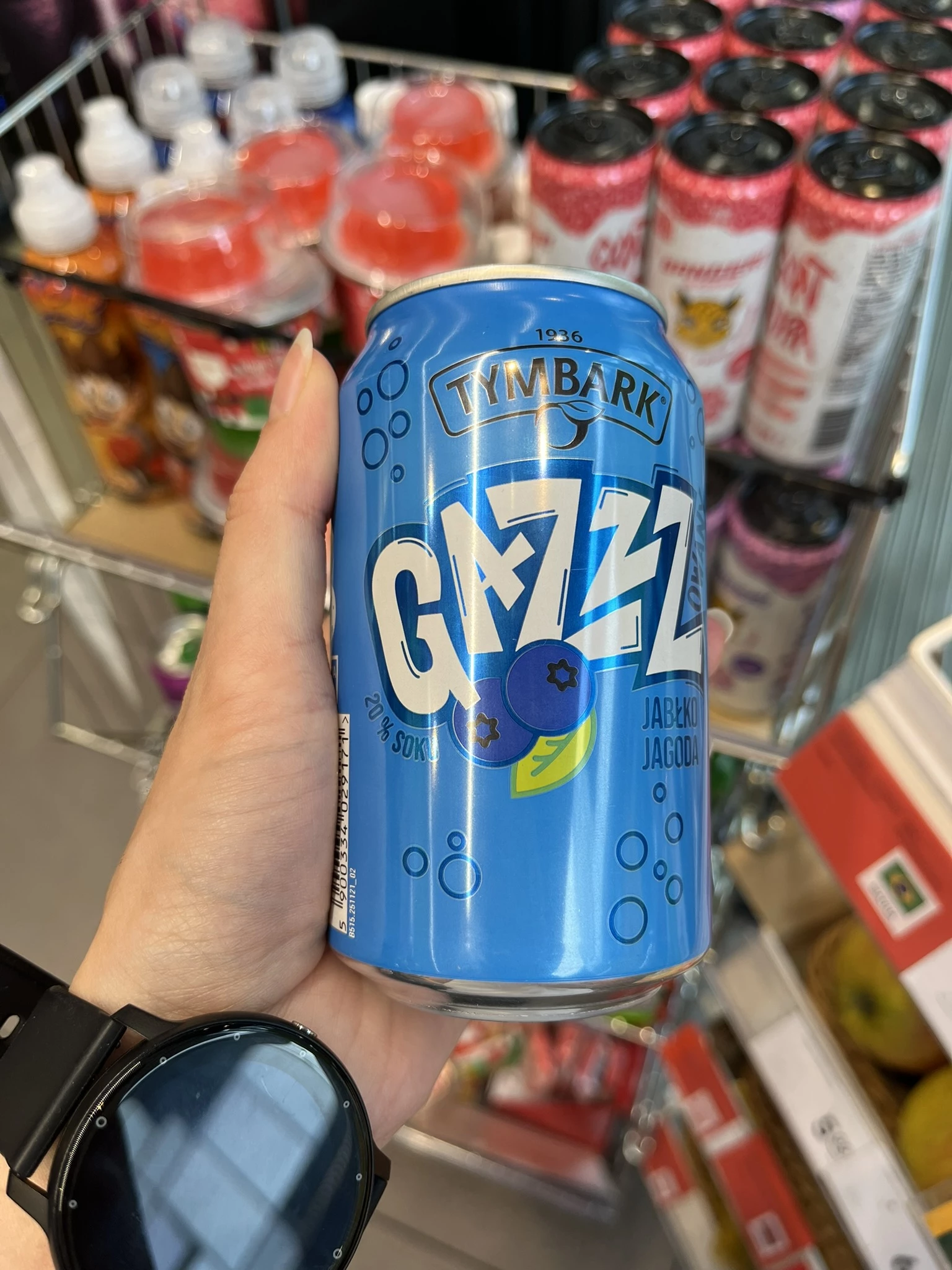 Tymbark Gazzzowany Jabłko Jagoda | 330ml
