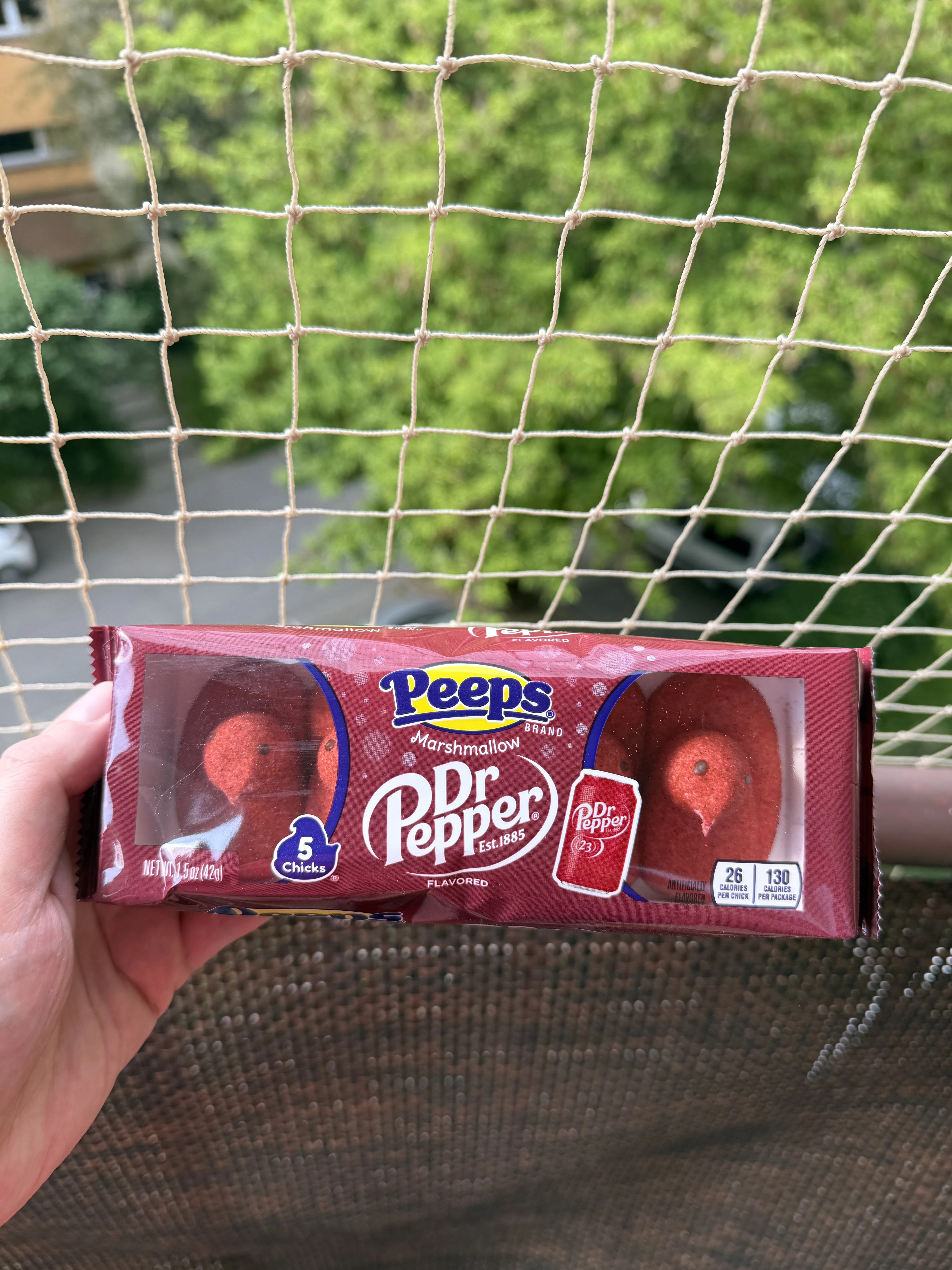 Peeps Dr Pepper Flavored Marshmallow Chicks 5ct | 42g