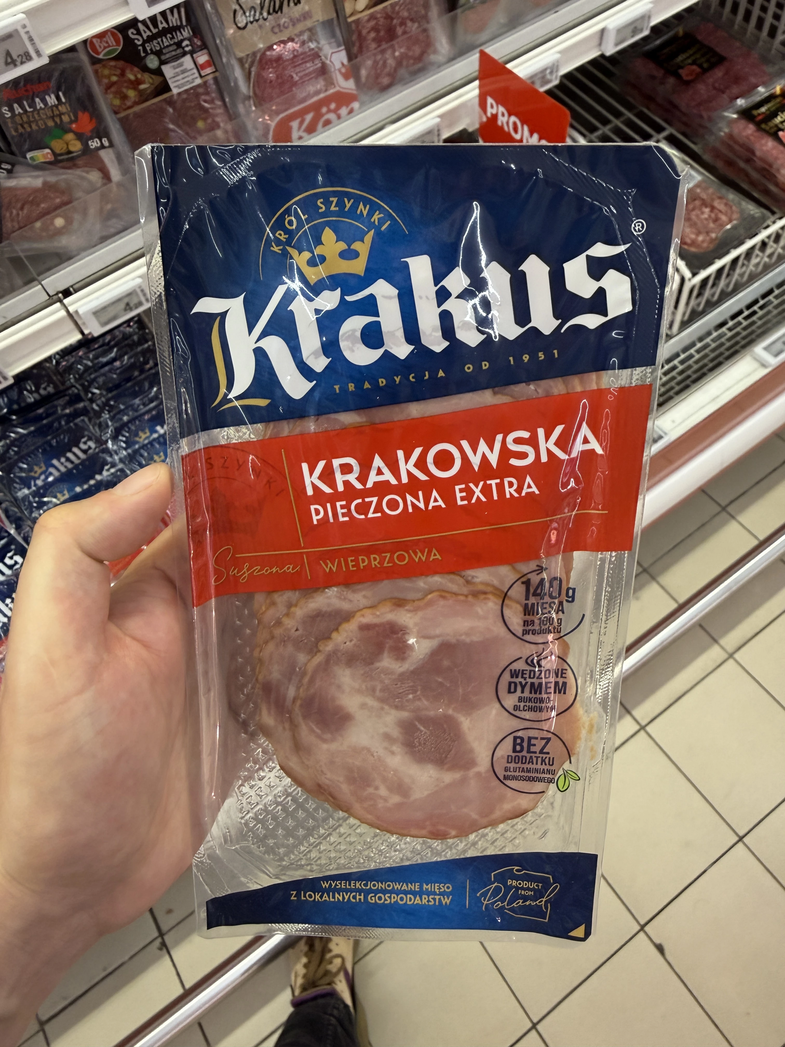 Krakus Krakowska Pieczona Extra | 80g