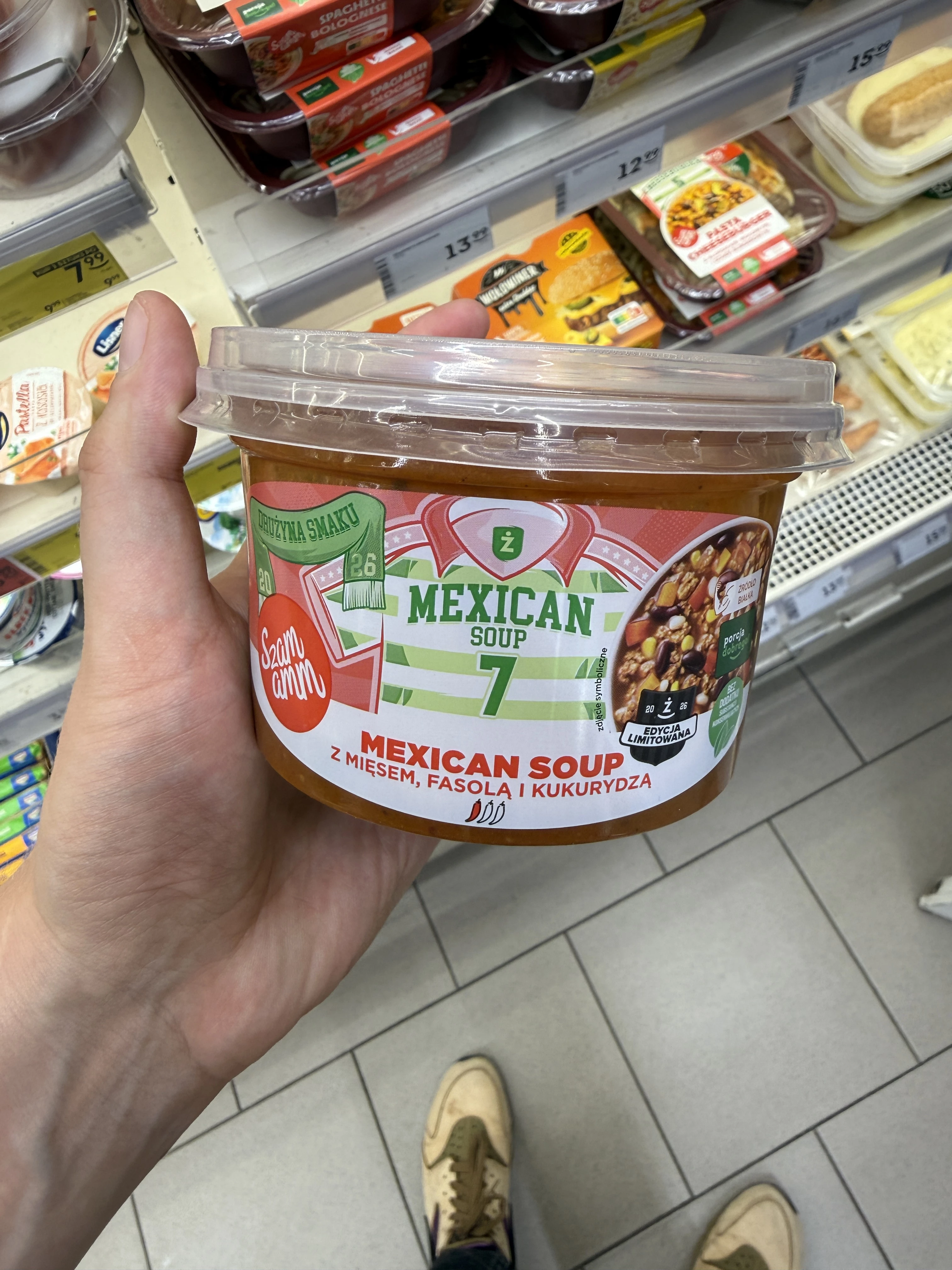 Szamamm Mexican Soup z mięsem, fasolą i kukurydzą | 380g