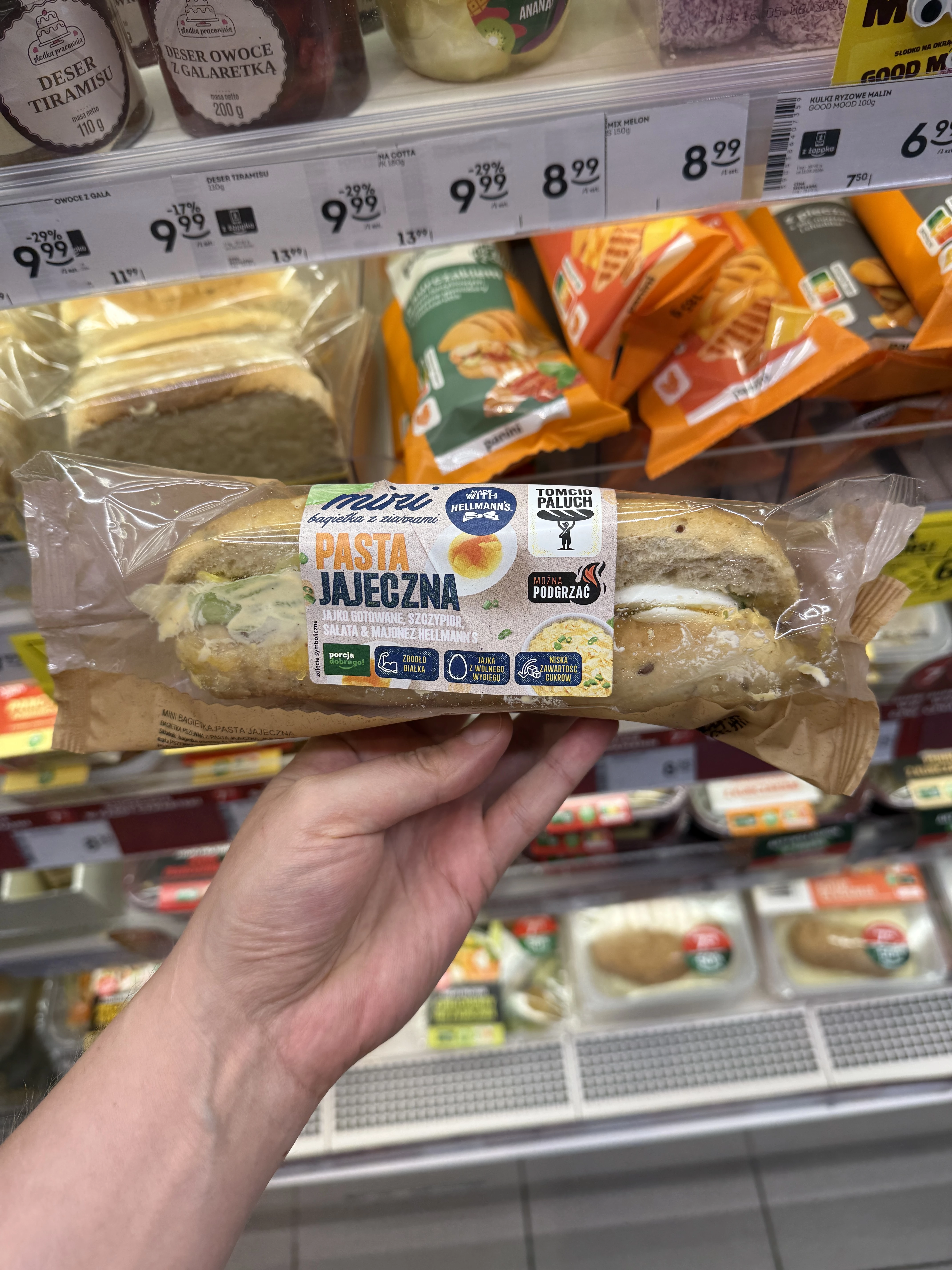 Tomcio Paluch Mini bagietka pasta jajeczna (wariant z Hellmann’s) | 140g