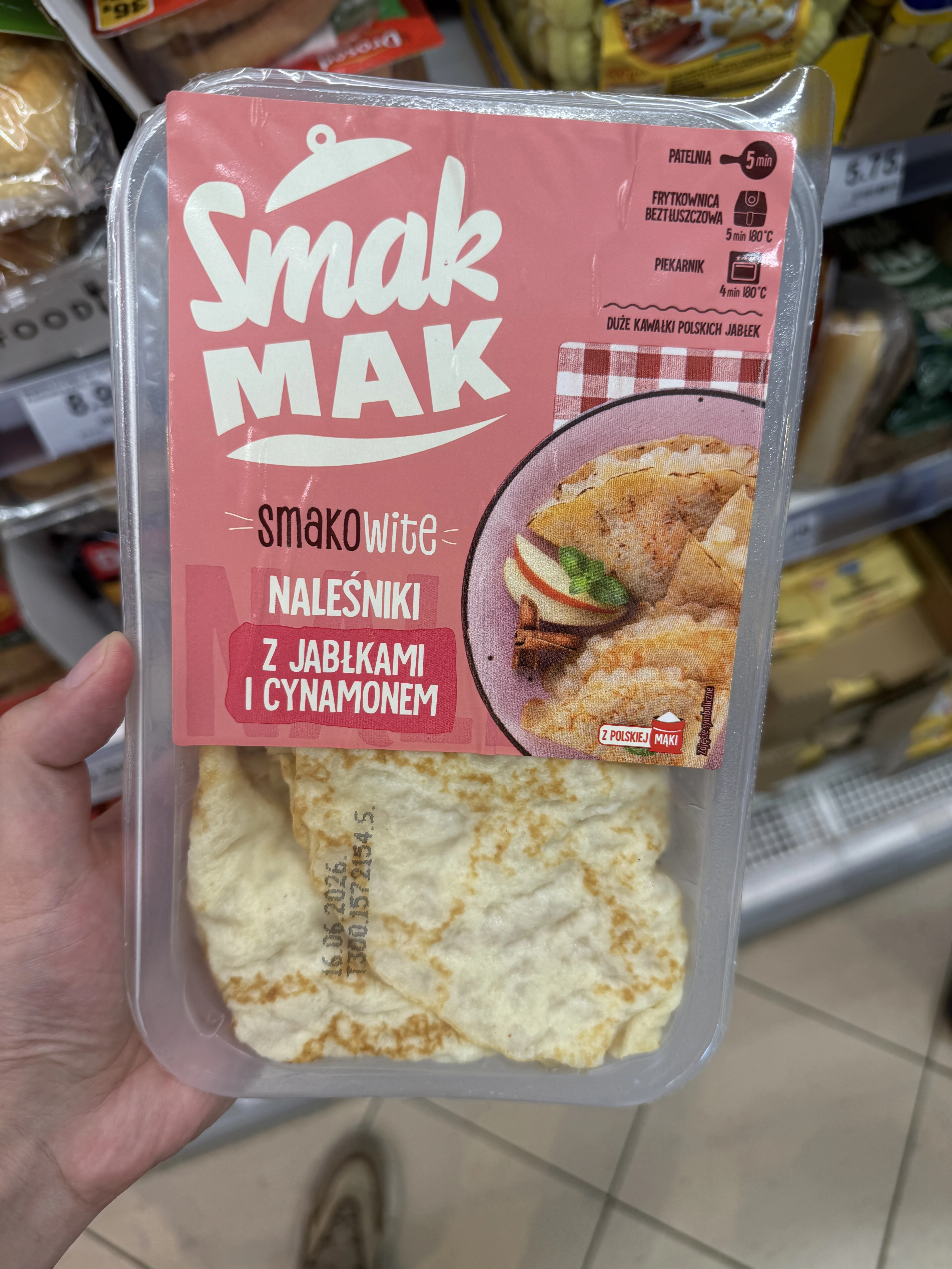 SmakMAK Naleśniki z jabłkami i cynamonem | 400g