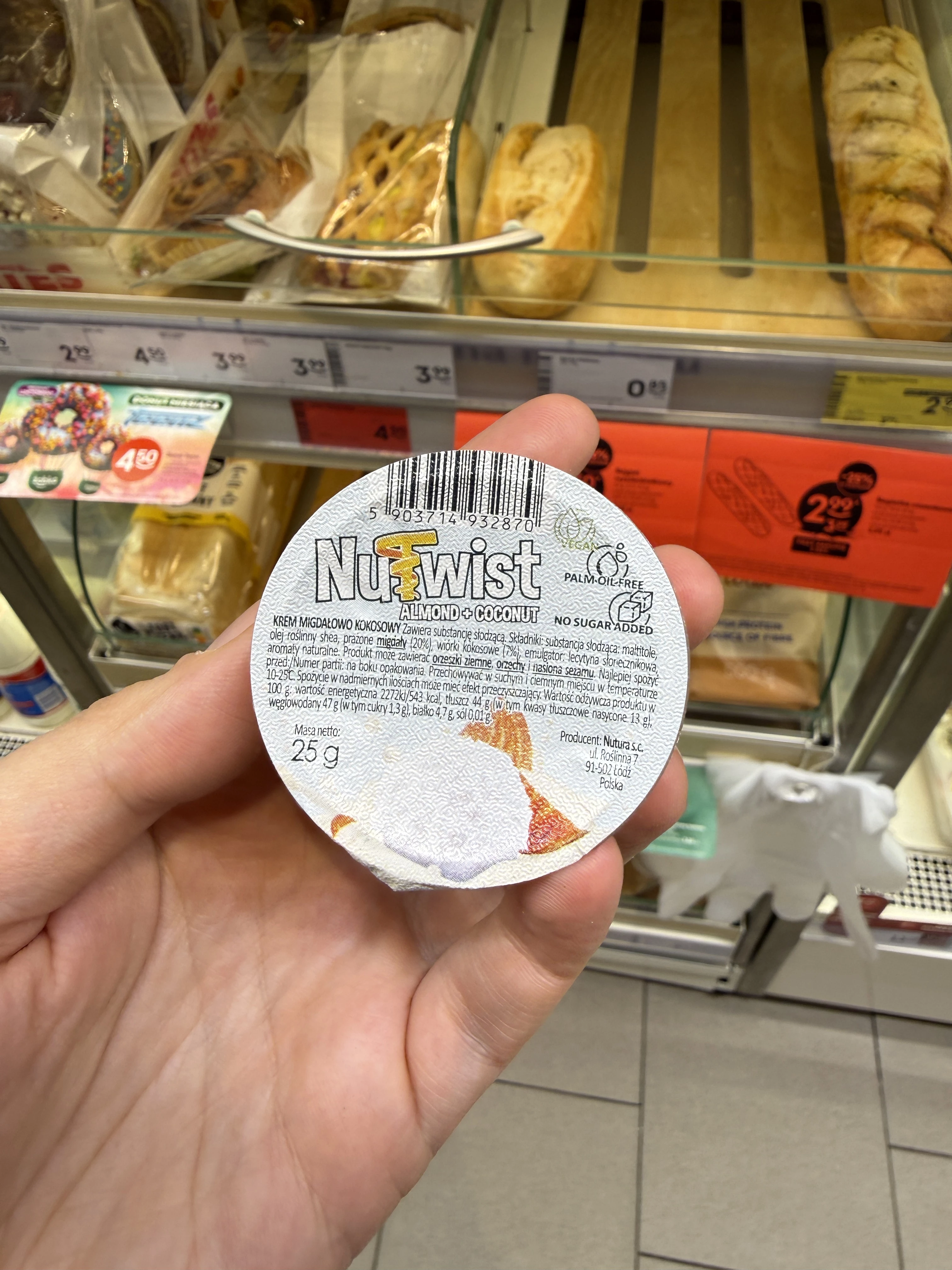 NuTwist Almond + Coconut – krem migdałowo kokosowy | 25g