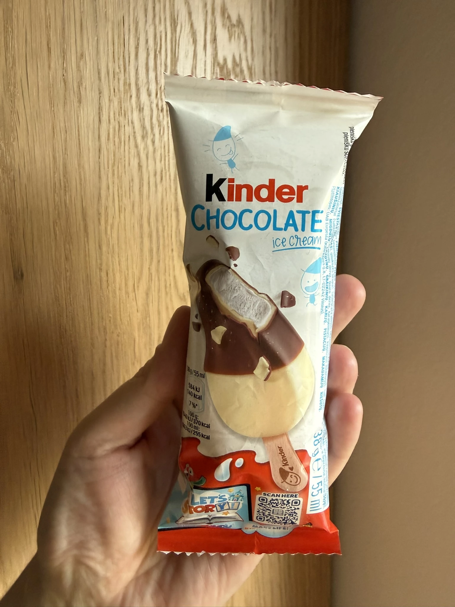 Kinder Chocolate Ice Cream | 55ml