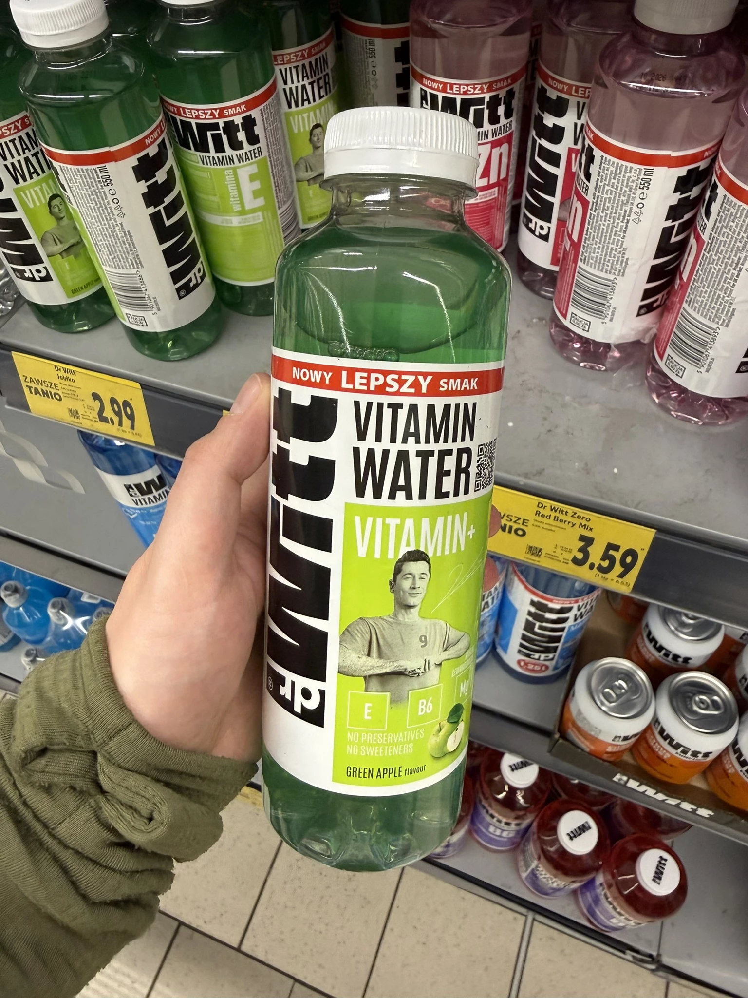 Dr Witt Vitamin Water Jabłko | 550ml