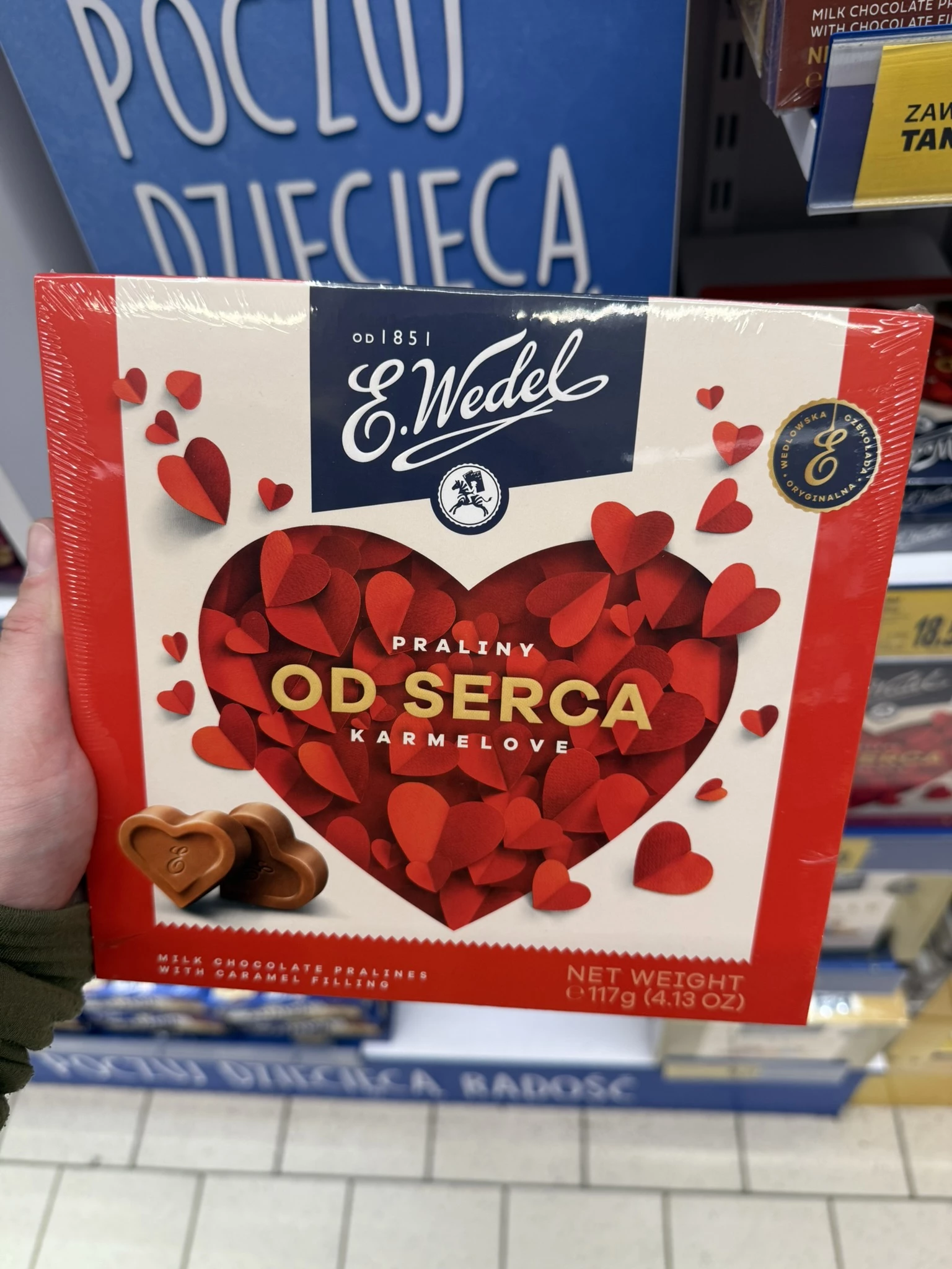 E. Wedel Od Serca Praliny Karmelove | 117 g