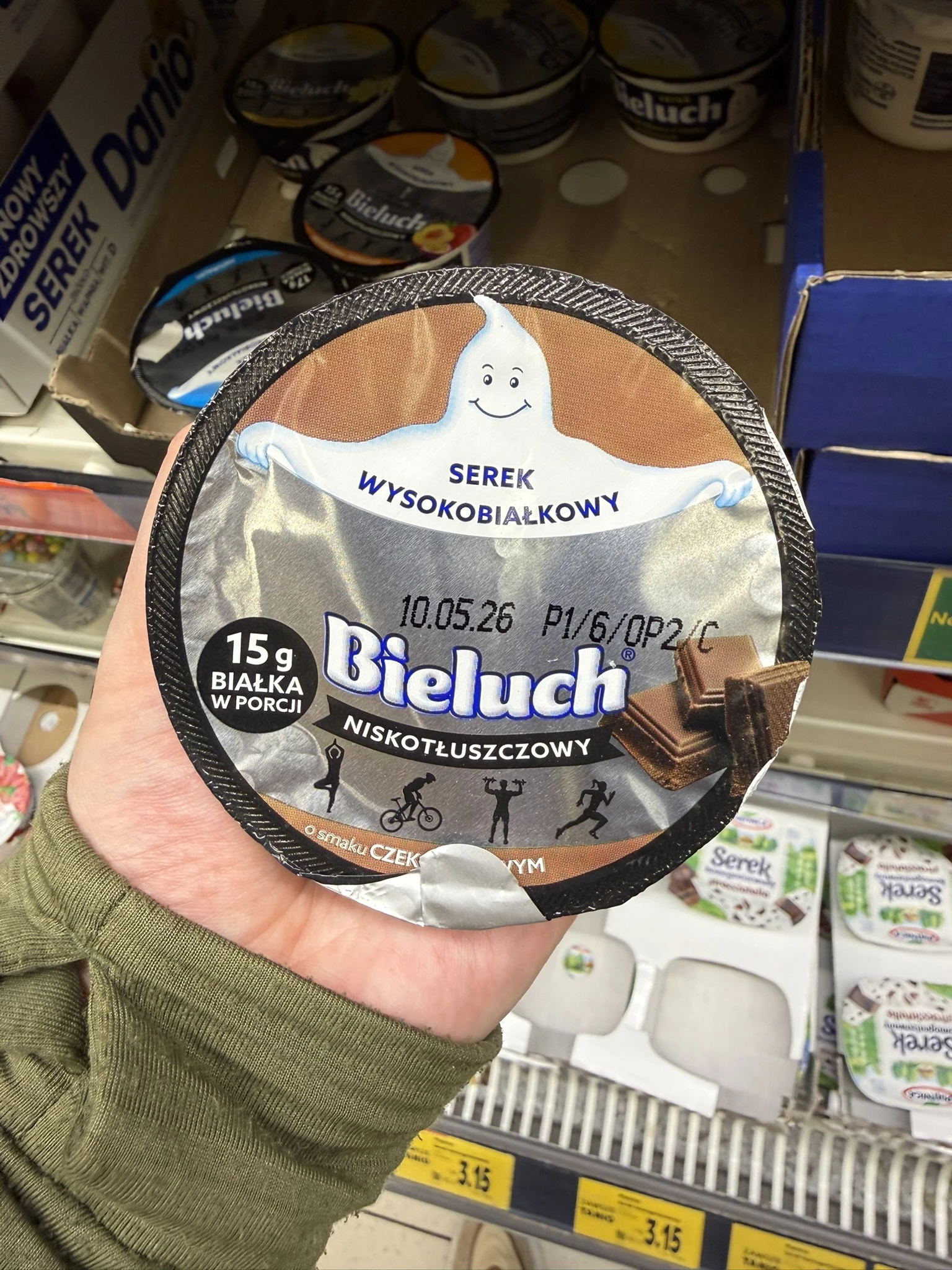 Bieluch Serek wysokobiałkowy czekoladowy | 150g