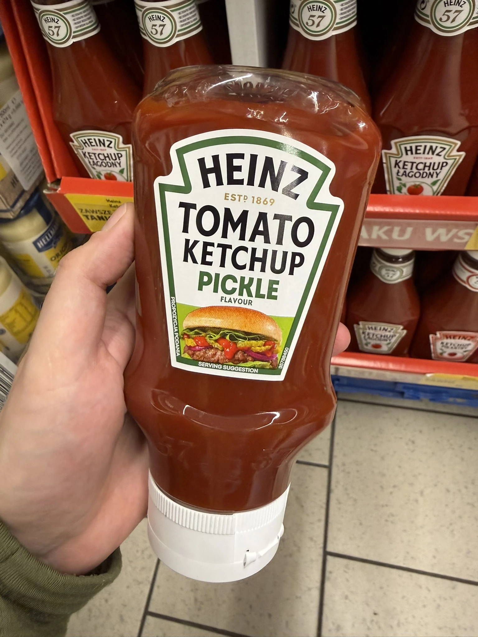 Heinz Tomato Ketchup Pickle Flavour | 400ml / 460g