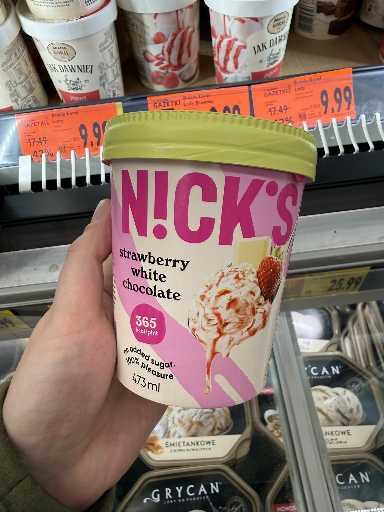 N!CK’S Strawberry White Chocolate | 437ml