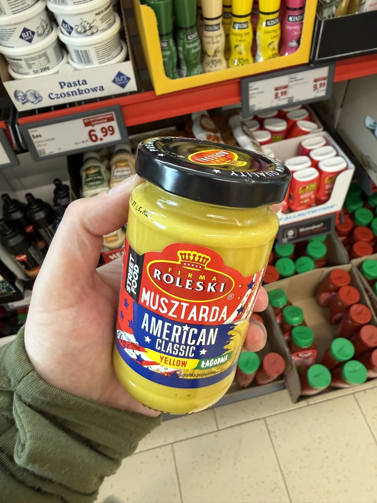 Roleski Musztarda American Classic Yellow | 200g