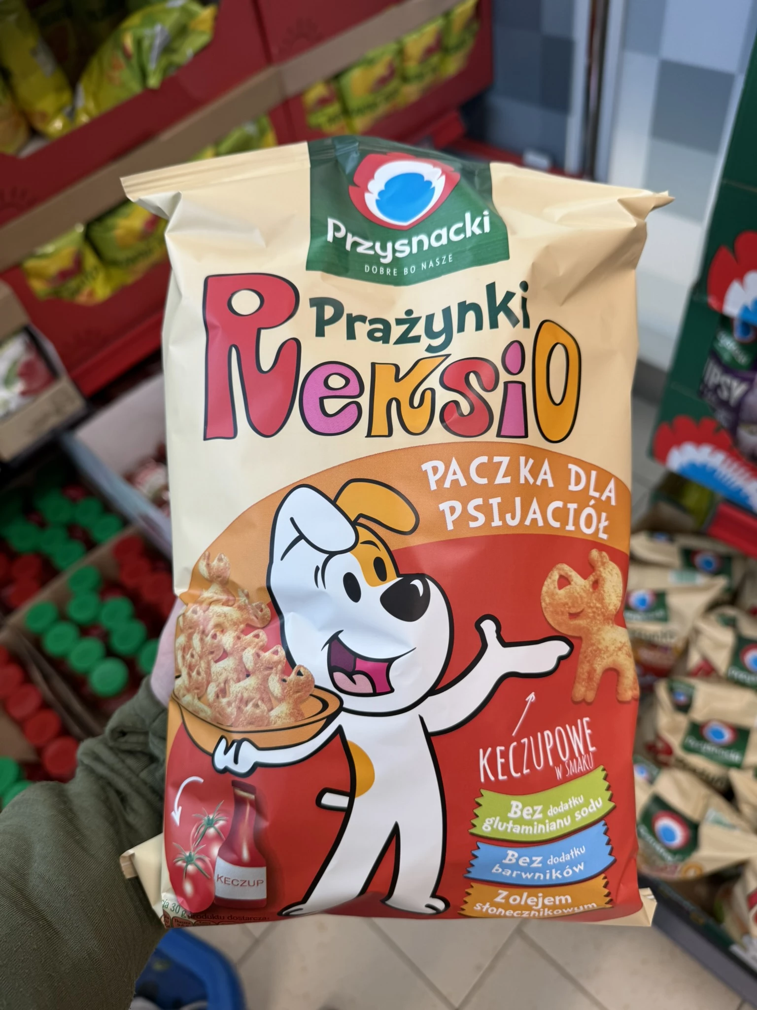 Przysnacki Reksio Prażynki keczupowe w smaku | 150g