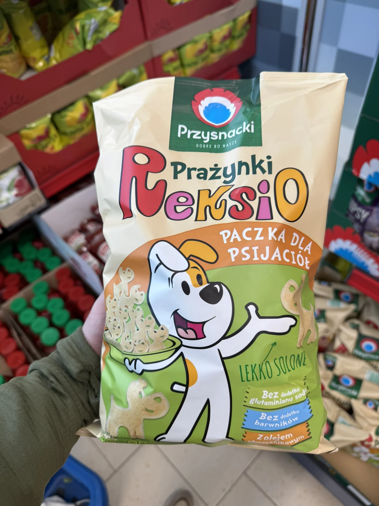 Przysnacki Reksio Prażynki lekko solone | 150g