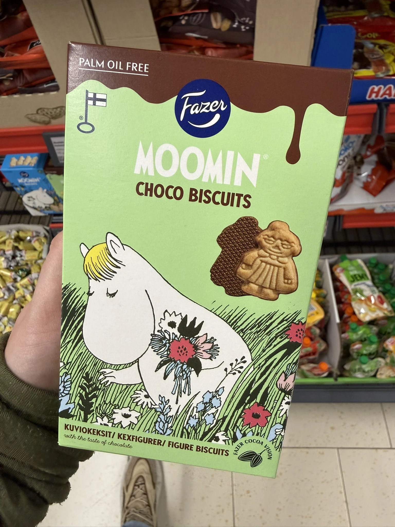 Fazer Moomin Chocolate Biscuits