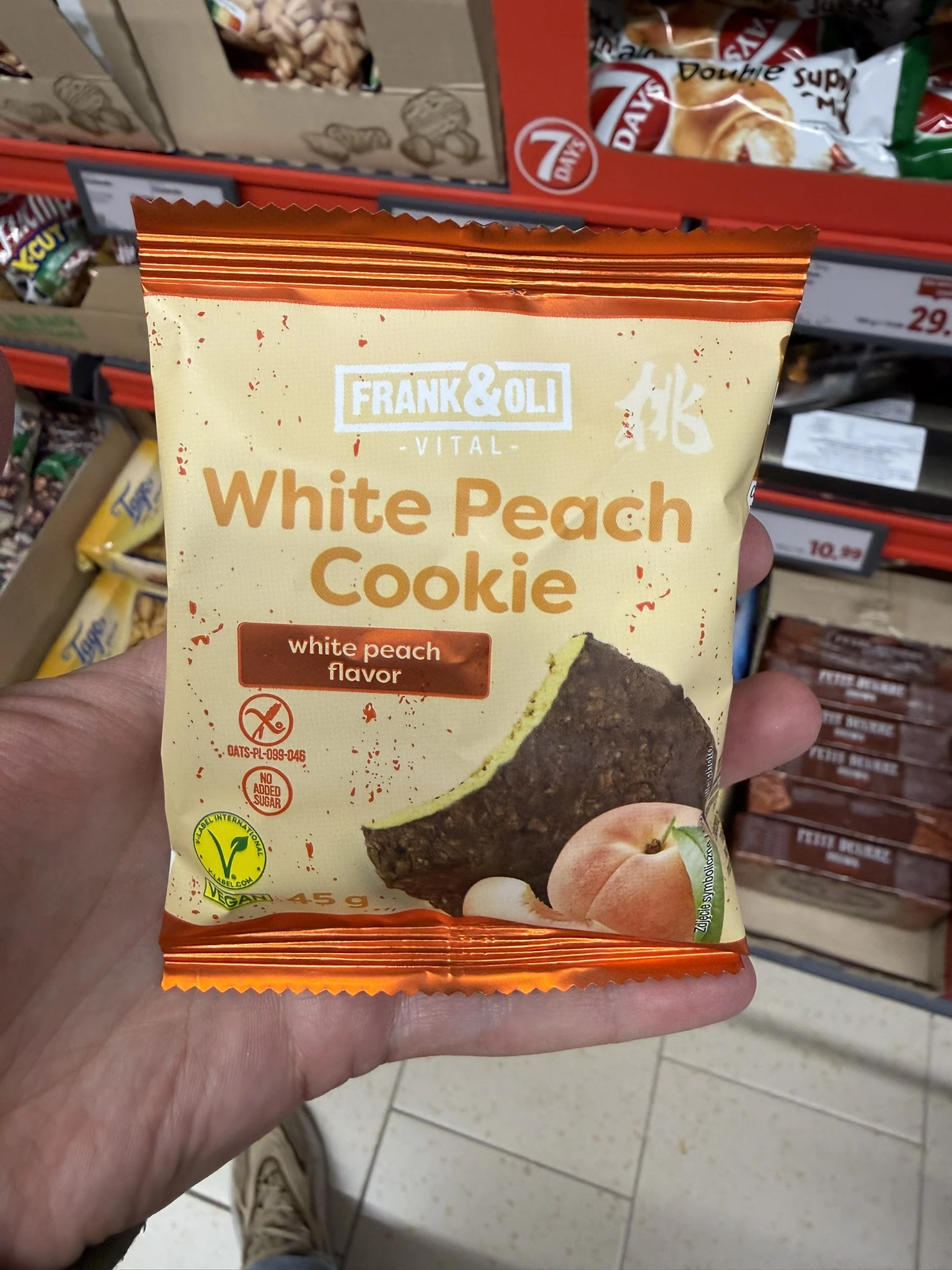 Frank & Oli White Peach Cookie | 45g