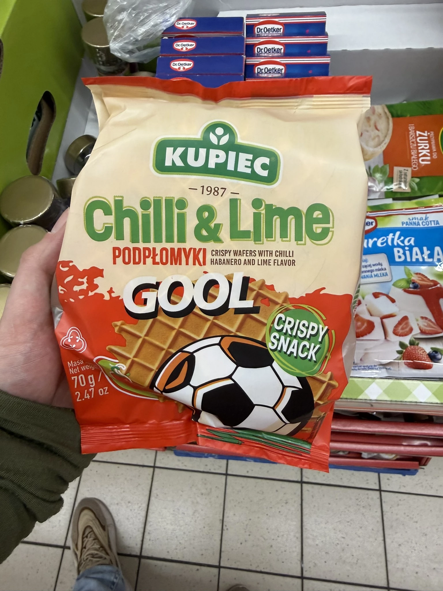Kupiec Podpłomyki o smaku chilli and lime | 70g