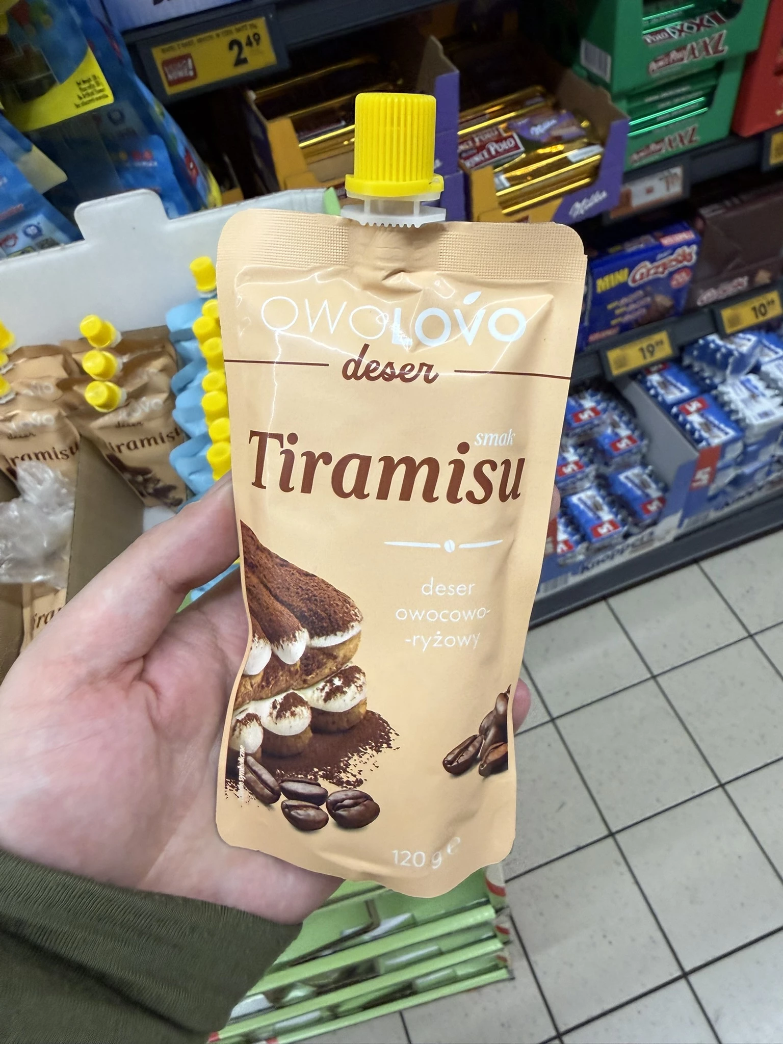 Owolovo Deser o smaku tiramisu | 120g