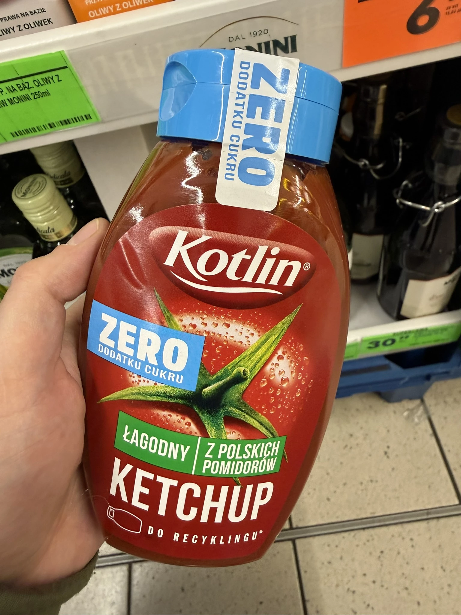 Kotlin Ketchup Łagodny Zero Dodatku Cukru | 420g